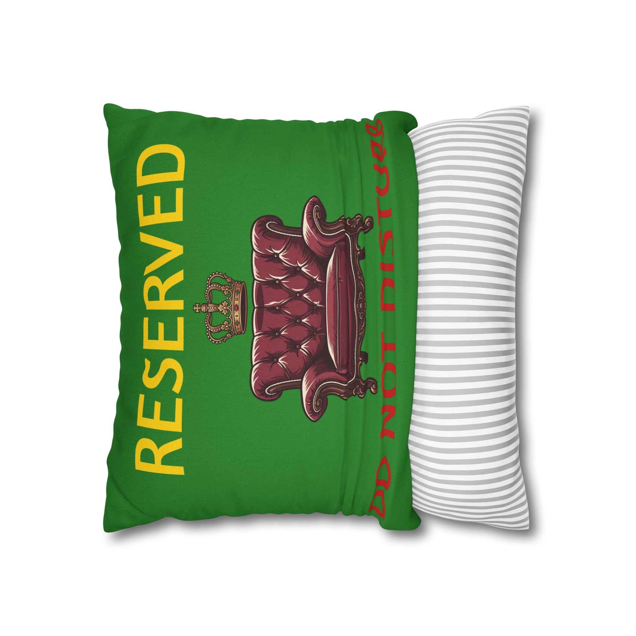 Reserved Dad's Spot Pillowcase — 'Dad's Spot' Decorative Throw Pillowcase