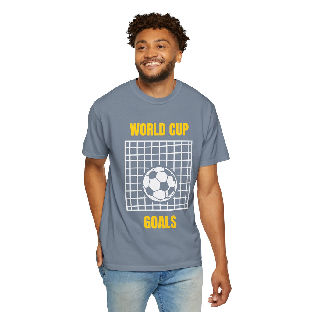 World Cup Goals T-Shirt – Soccer Goal Net & Ball Tee