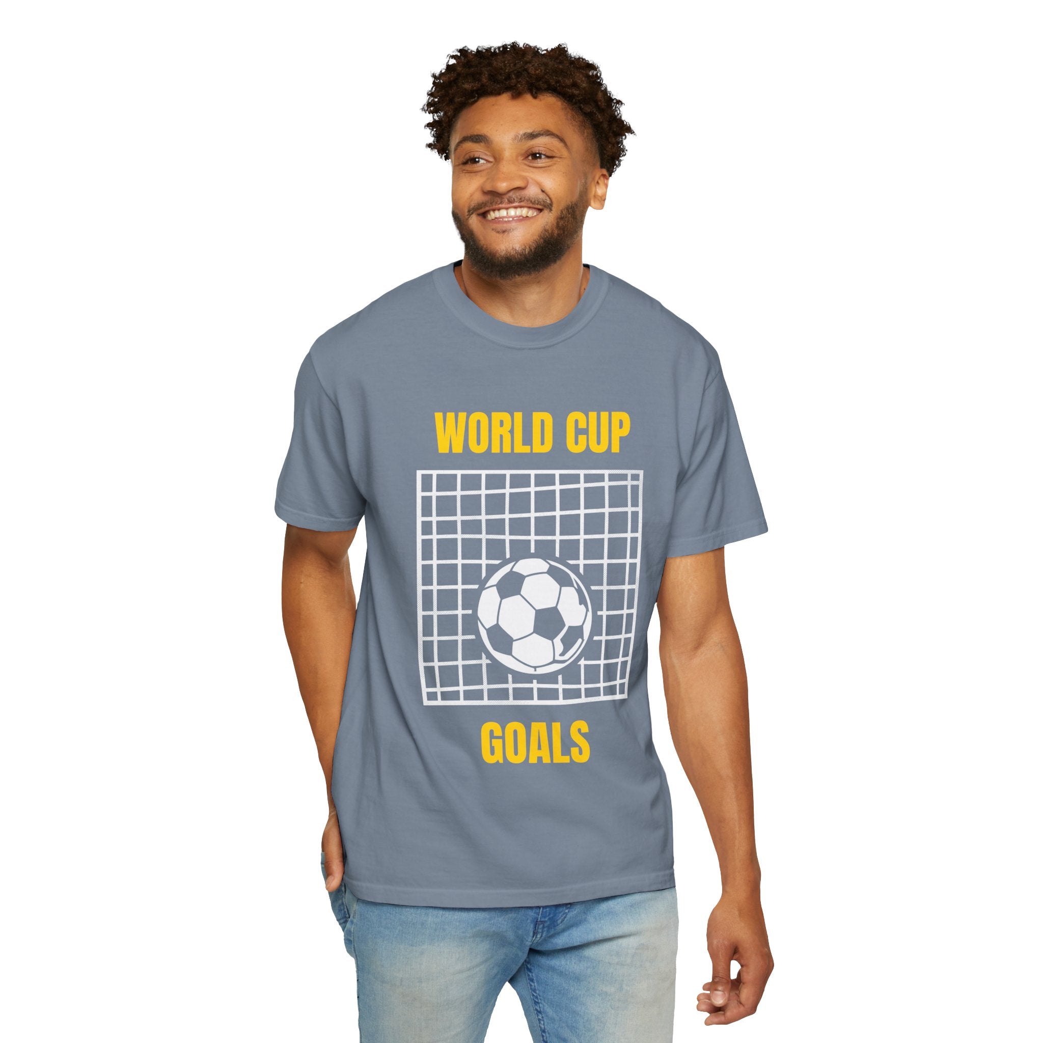 World Cup Goals T-Shirt – Soccer Goal Net & Ball Tee