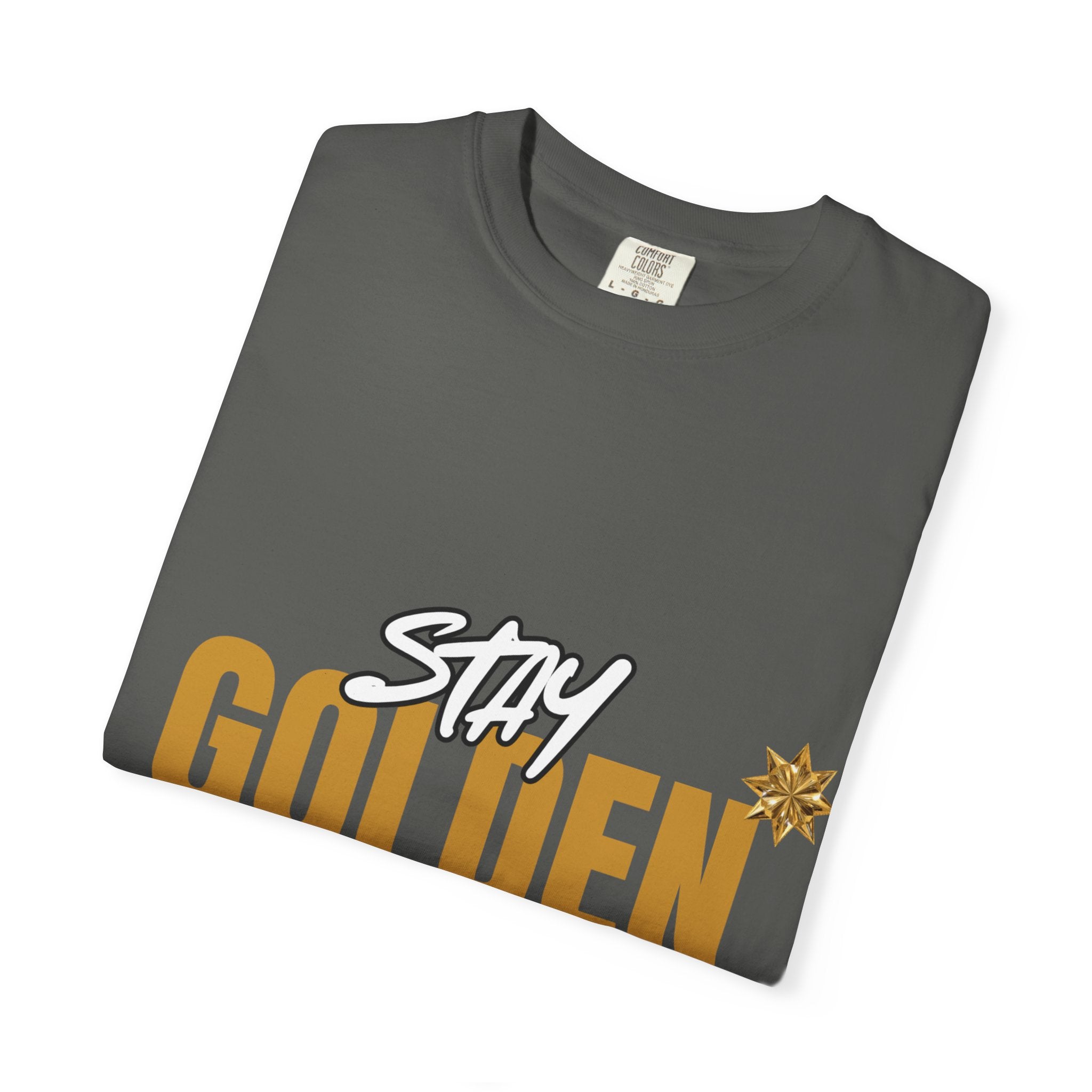 Stay Golden Graphic T-Shirt — "Stay Golden, Shine Bright" Tee