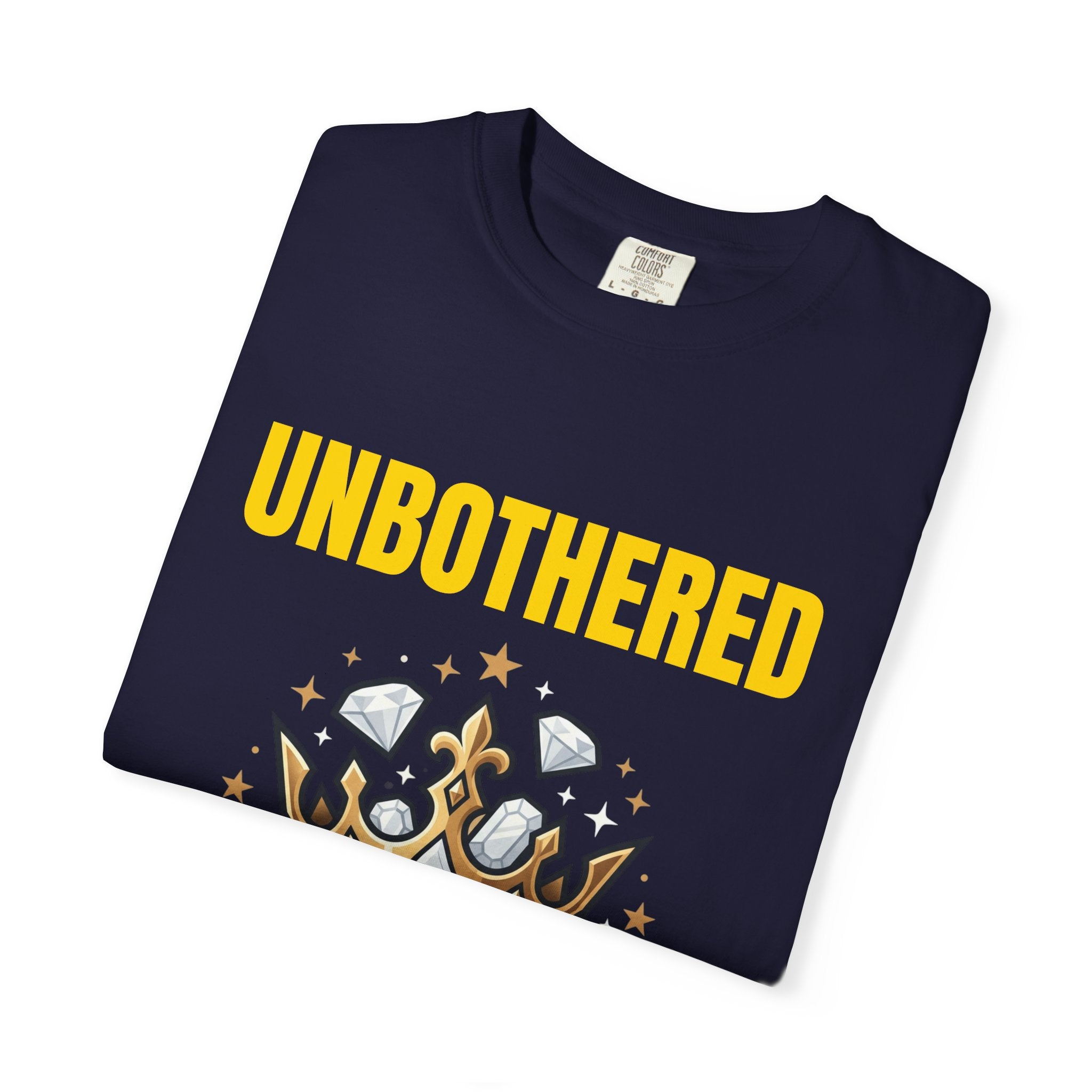 Unbothered Winning T-Shirt — Crown Graphic Motivational Tee