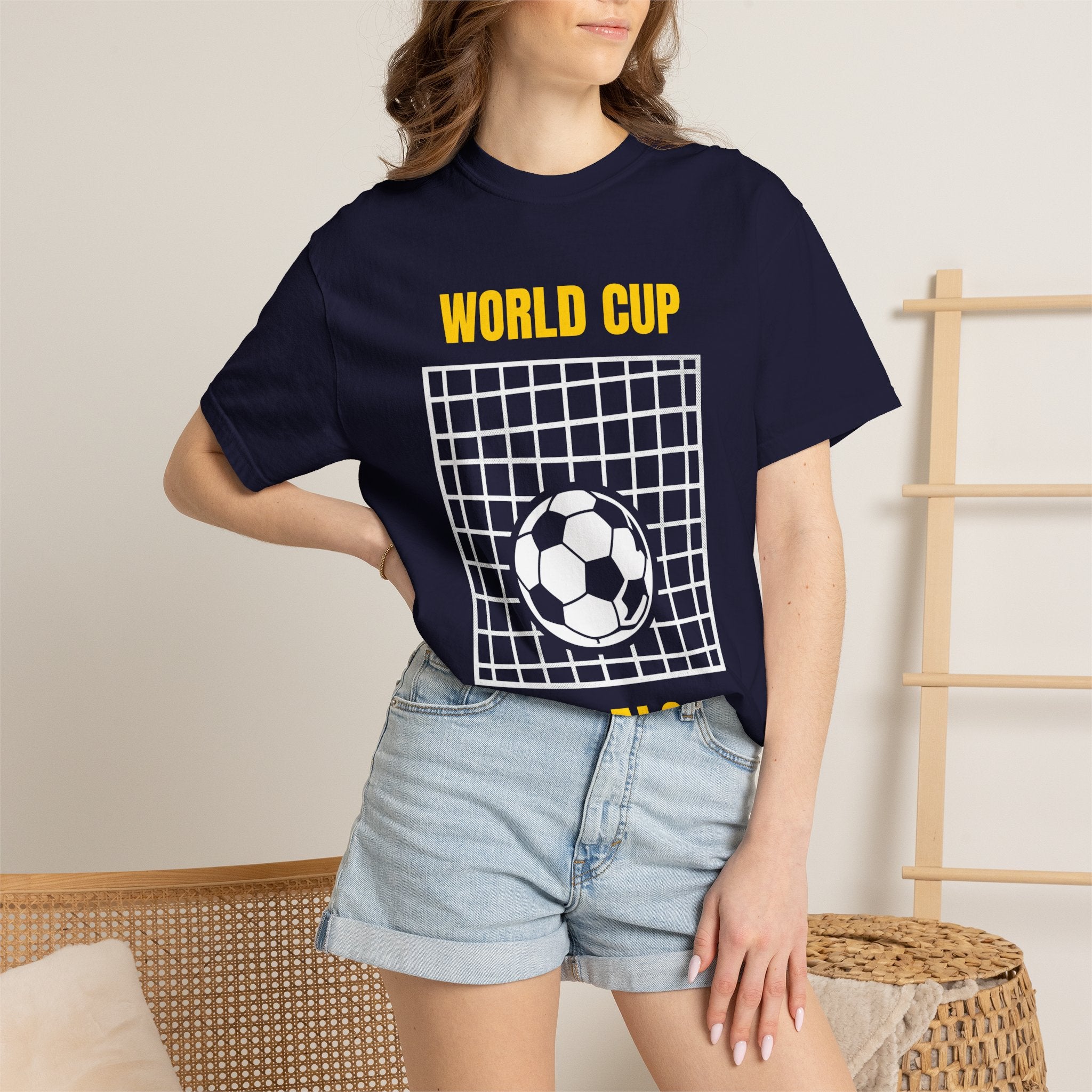 World Cup Goals T-Shirt – Soccer Goal Net & Ball Tee