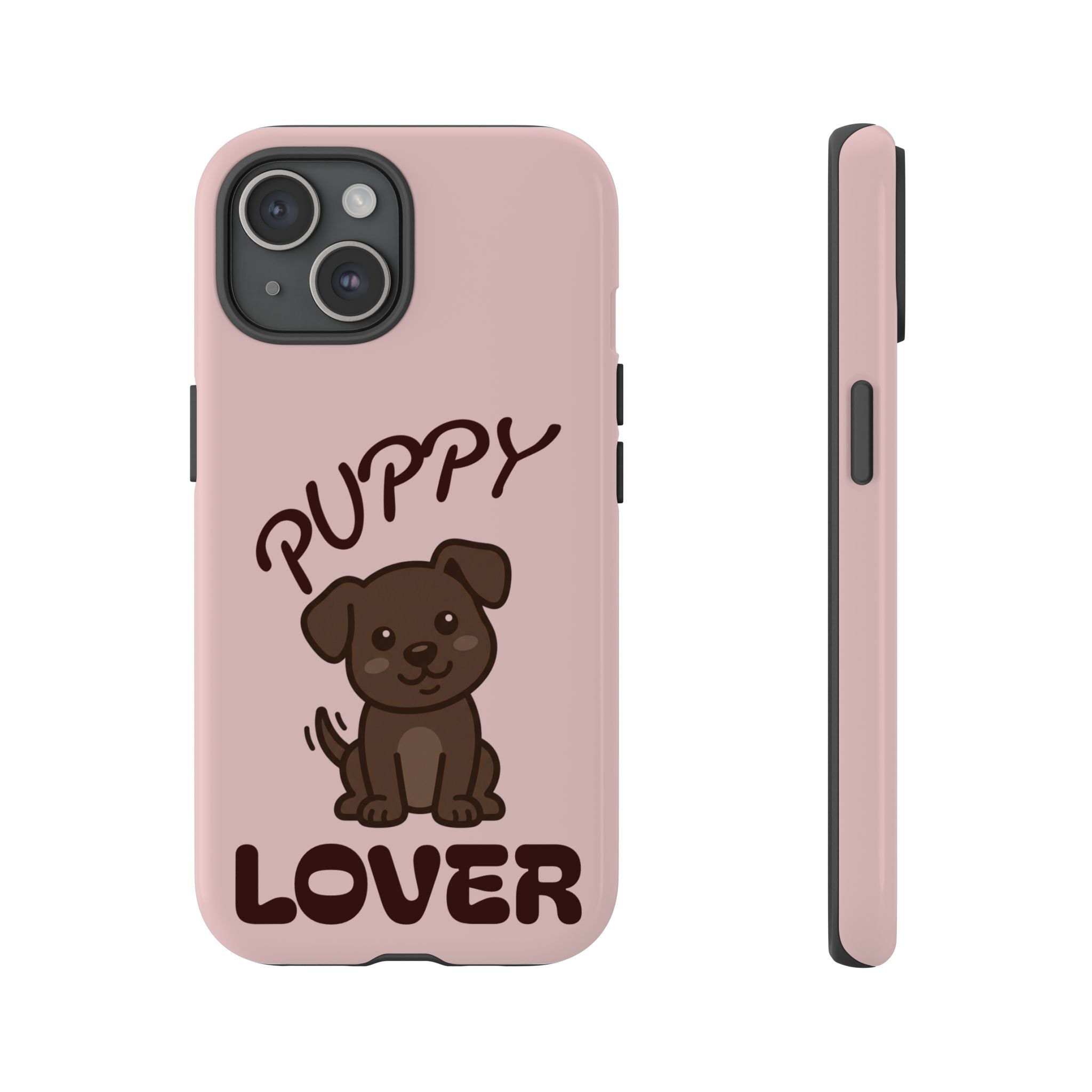 Puppy Lover Phone Case — Cute Brown Puppy Tough Phone Cover