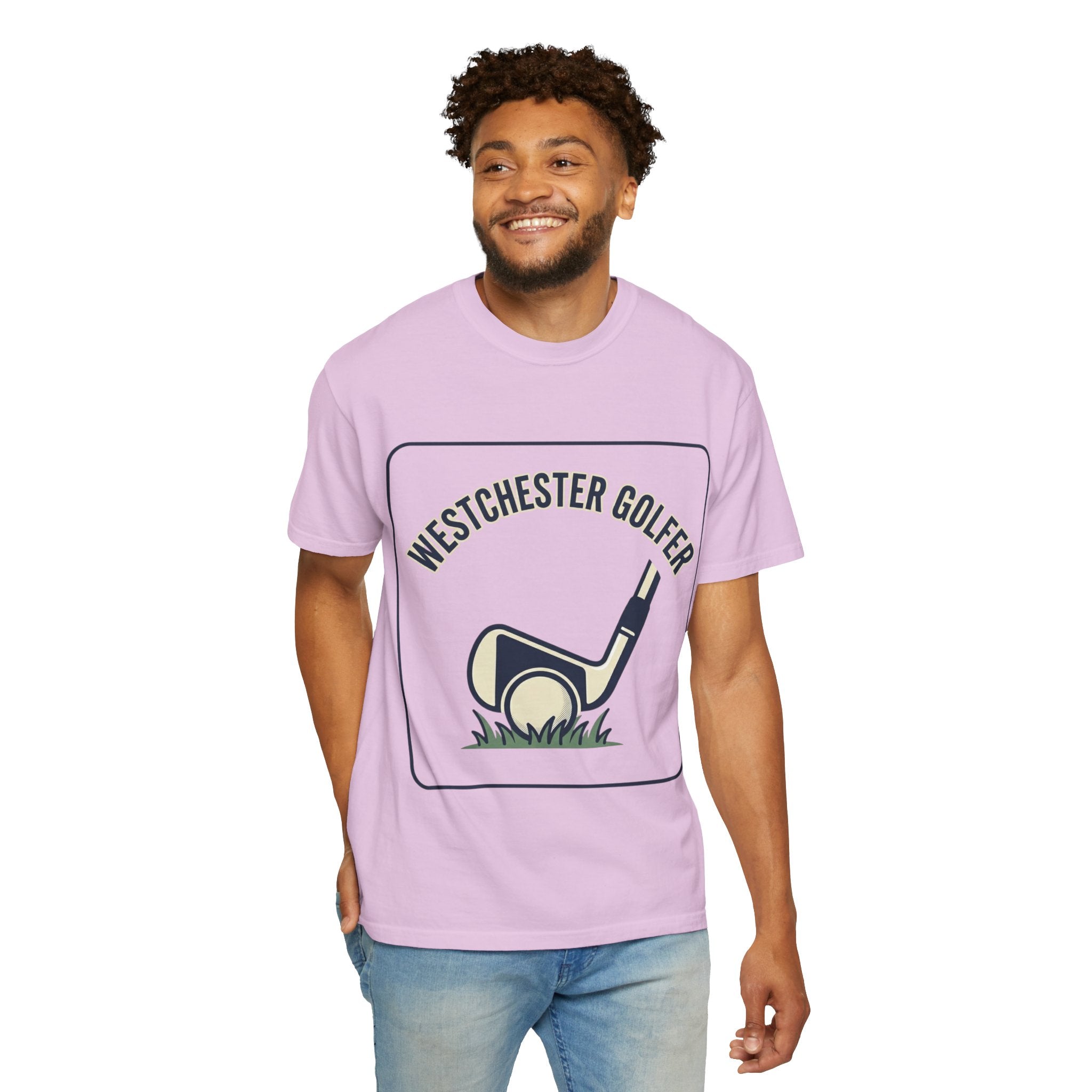 Westchester Golfer T-Shirt — Retro Golf Club & Tee Graphic