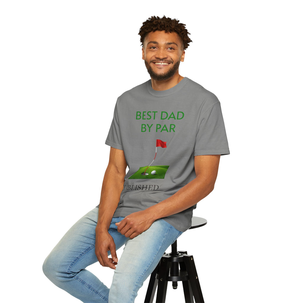 Best Dad By Par Golf T-Shirt — Funny Golfing Father's Day Gift Tee