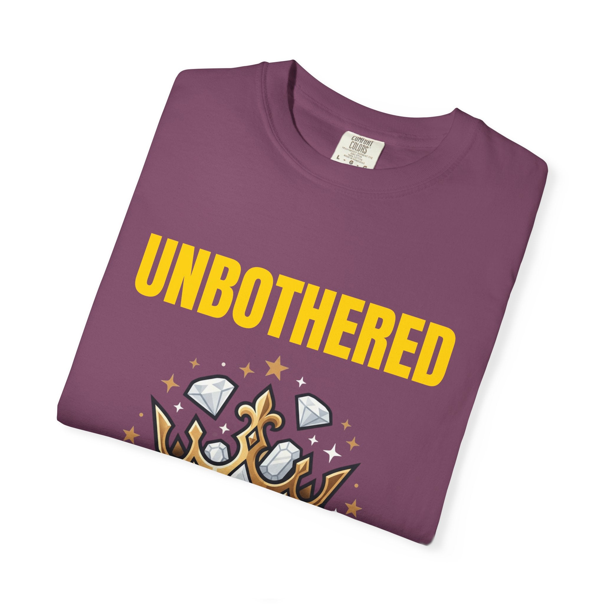 Unbothered Winning T-Shirt — Crown Graphic Motivational Tee