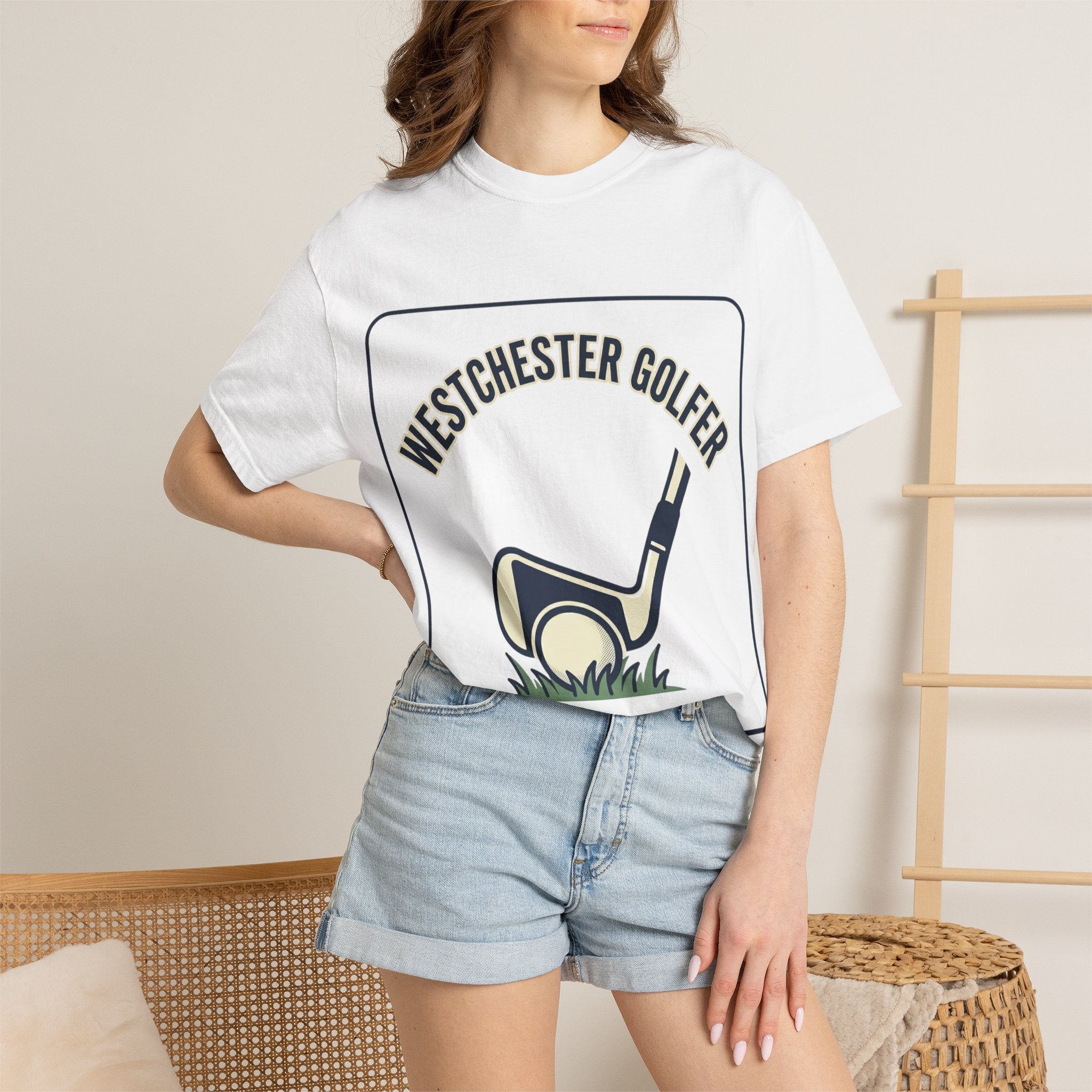 Westchester Golfer T-Shirt — Retro Golf Club & Tee Graphic