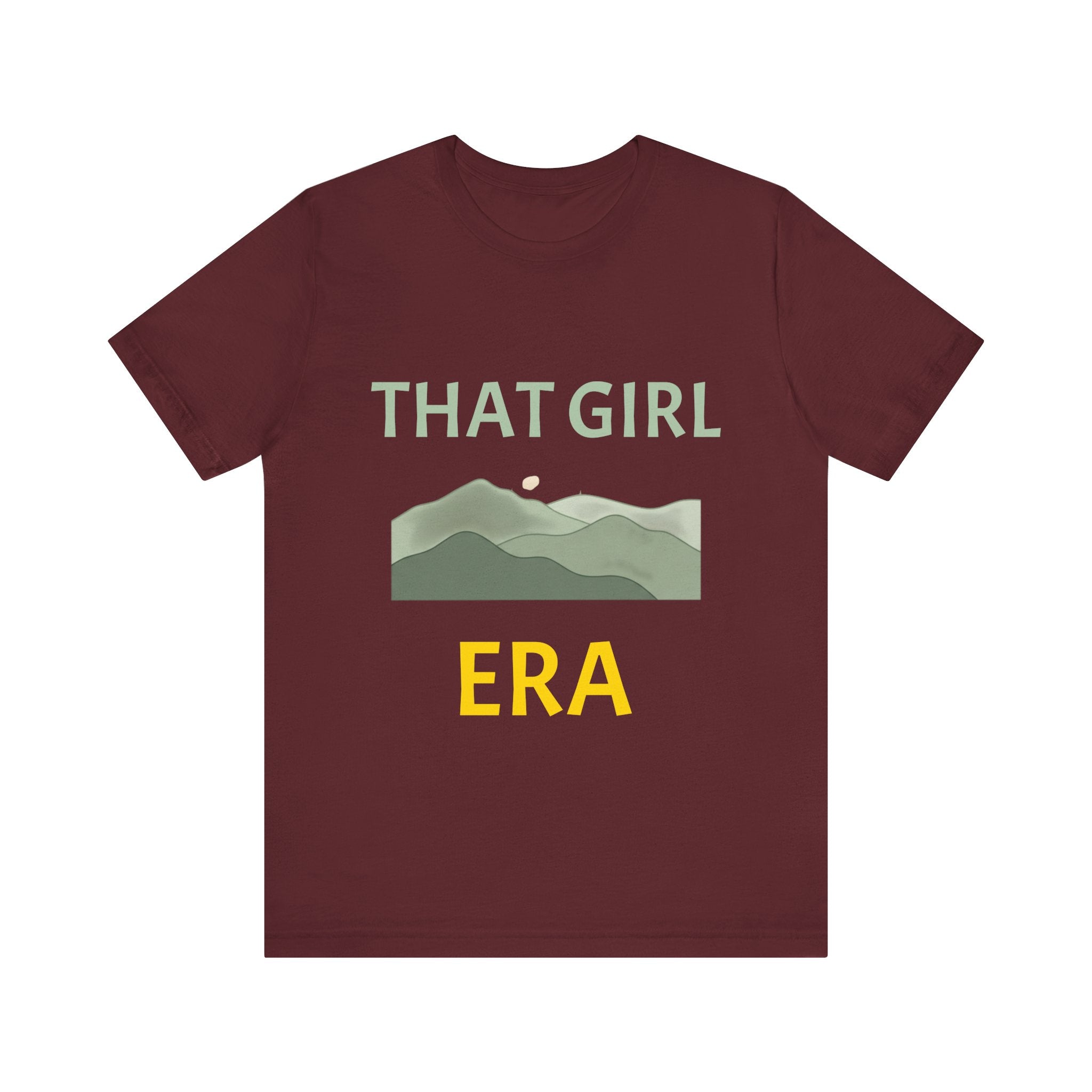 That Girl Era T-Shirt – Retro Mountain Graphic Tee for Empowered Women