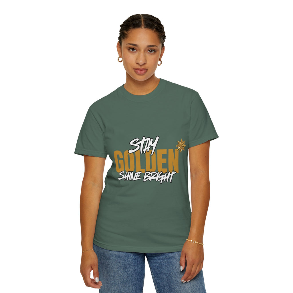 Stay Golden Graphic T-Shirt — "Stay Golden, Shine Bright" Tee