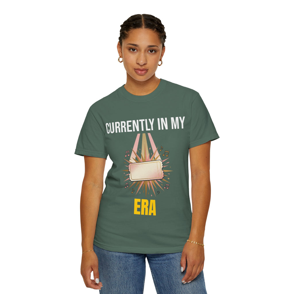 Currently In My Era T-Shirt — Vintage Garment-Dyed Graphic Tee