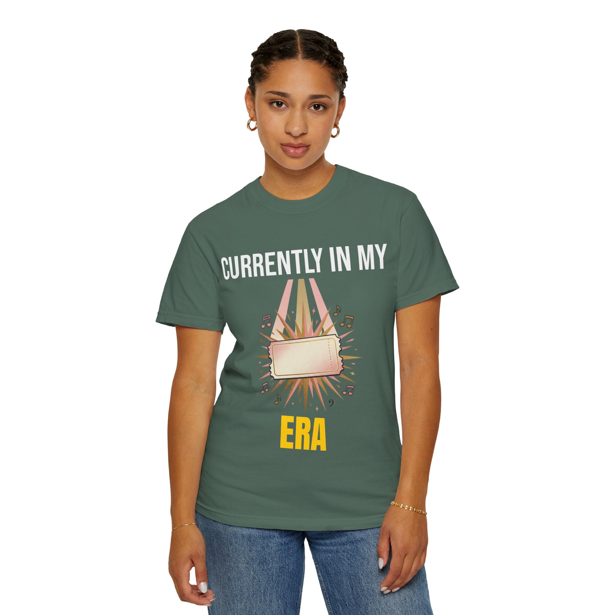 Currently In My Era T-Shirt — Vintage Garment-Dyed Graphic Tee