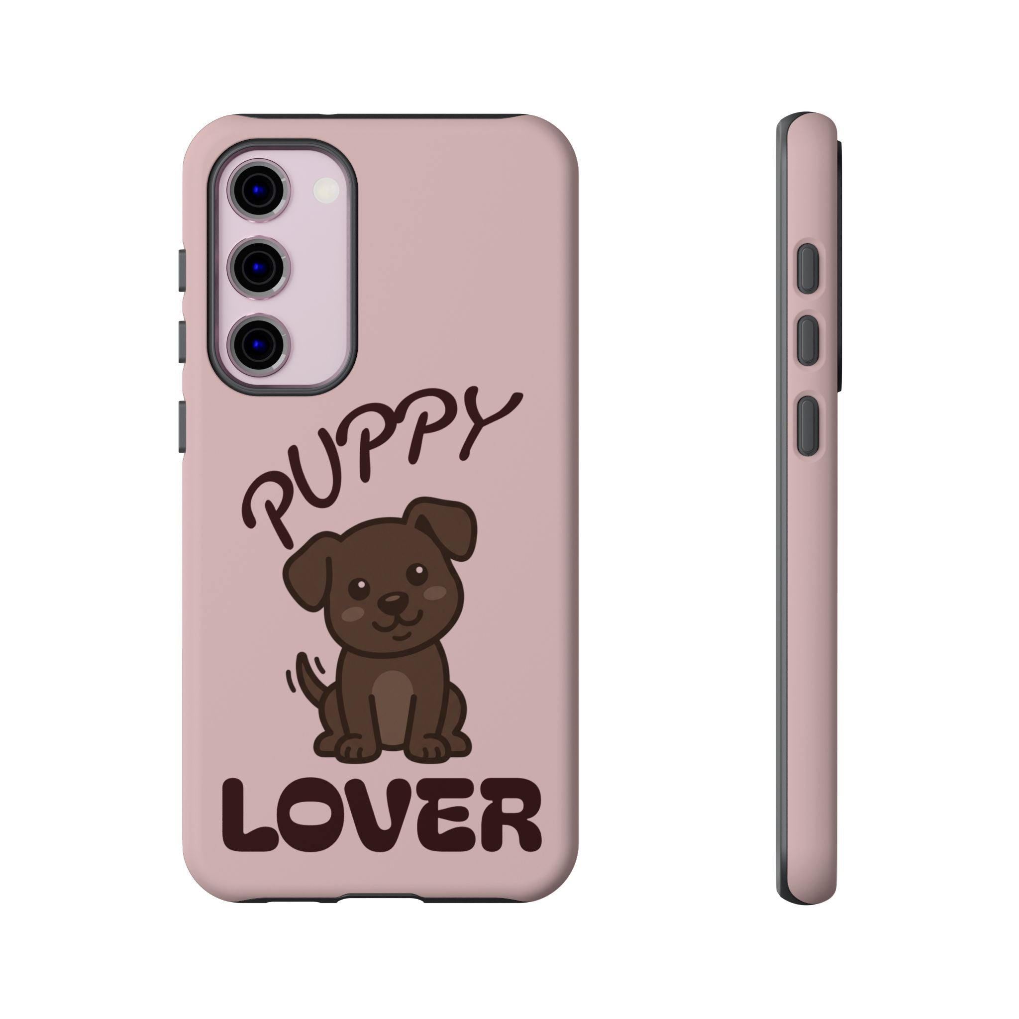 Puppy Lover Phone Case — Cute Brown Puppy Tough Phone Cover