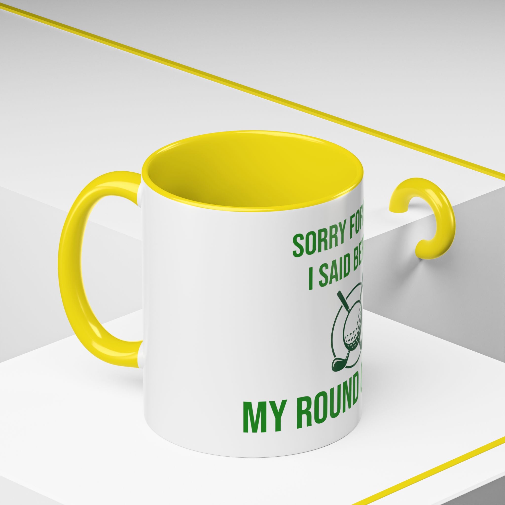 Sorry For What I Said Before My Golf Game Coffee Mug — Funny Golfing Dad Father's Day Gift