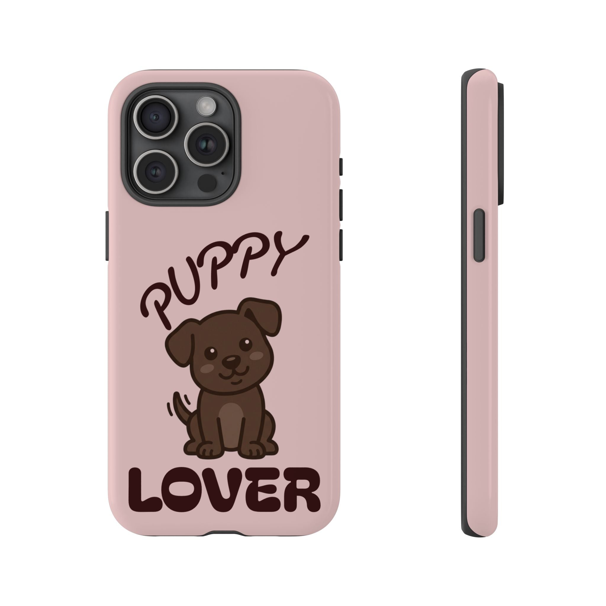 Puppy Lover Phone Case — Cute Brown Puppy Tough Phone Cover