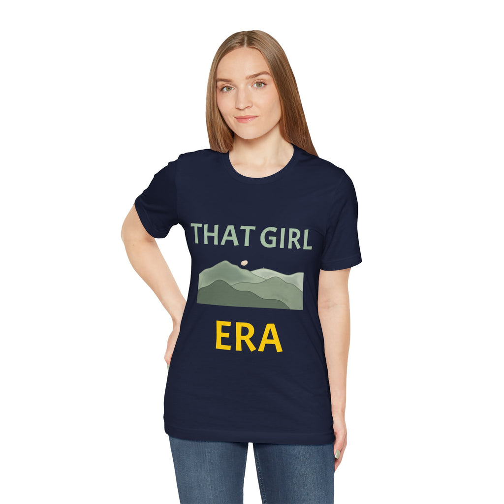 That Girl Era T-Shirt – Retro Mountain Graphic Tee for Empowered Women