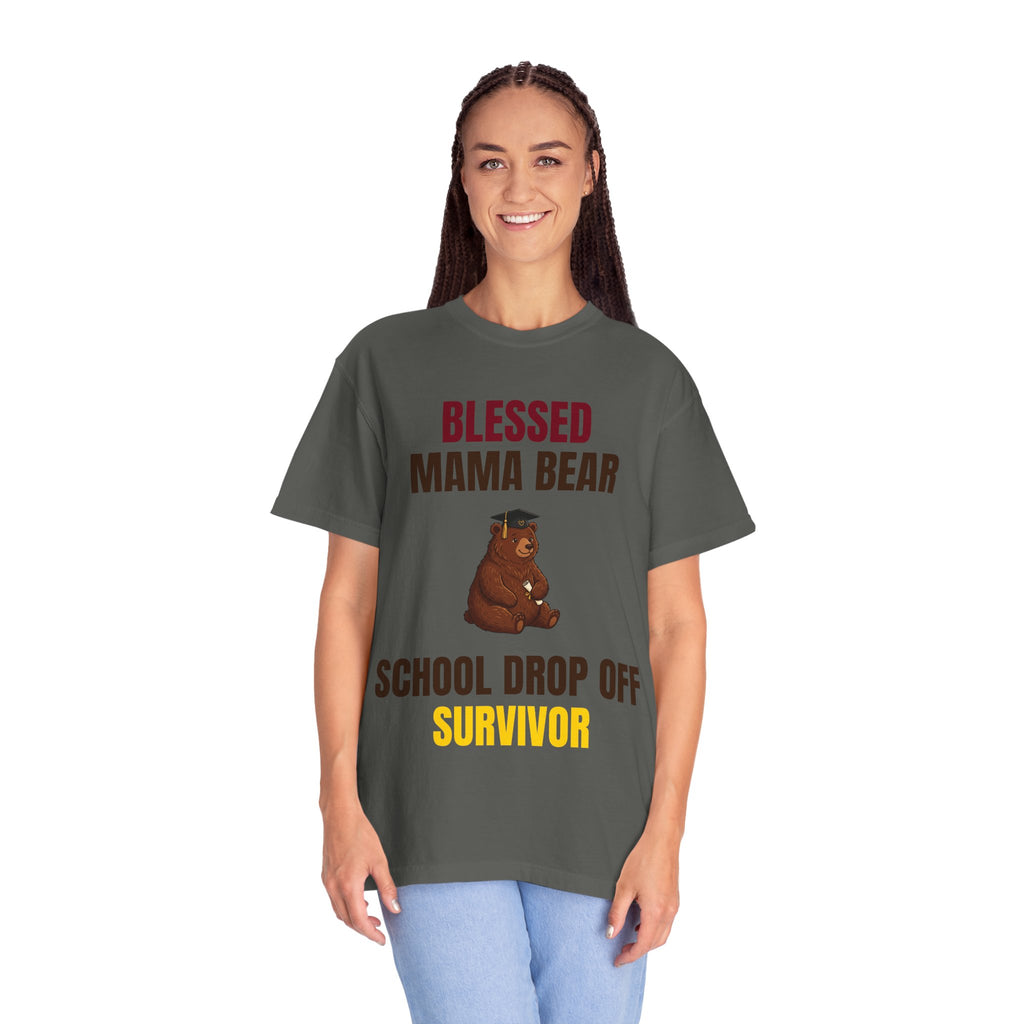 Mama Bear "School Drop Off Survivor" T-Shirt