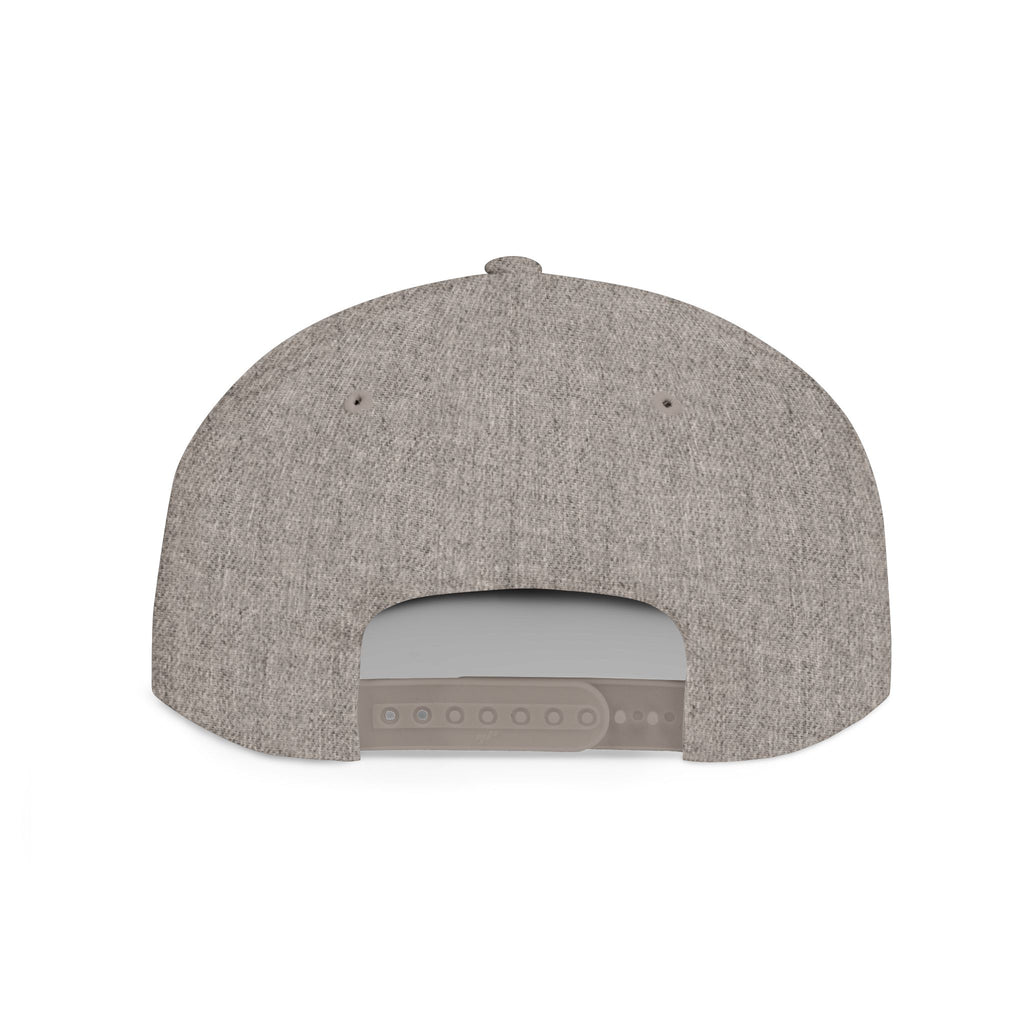 Snapback Hat — "On The Grind" Vintage Tool Crest Flat Bill Cap