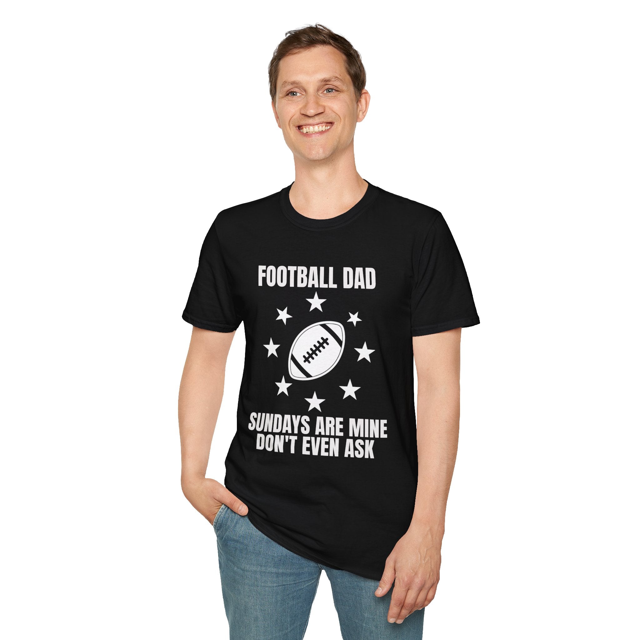Football Dad T-Shirt — Funny Father's Day Football Fan Gift Tee