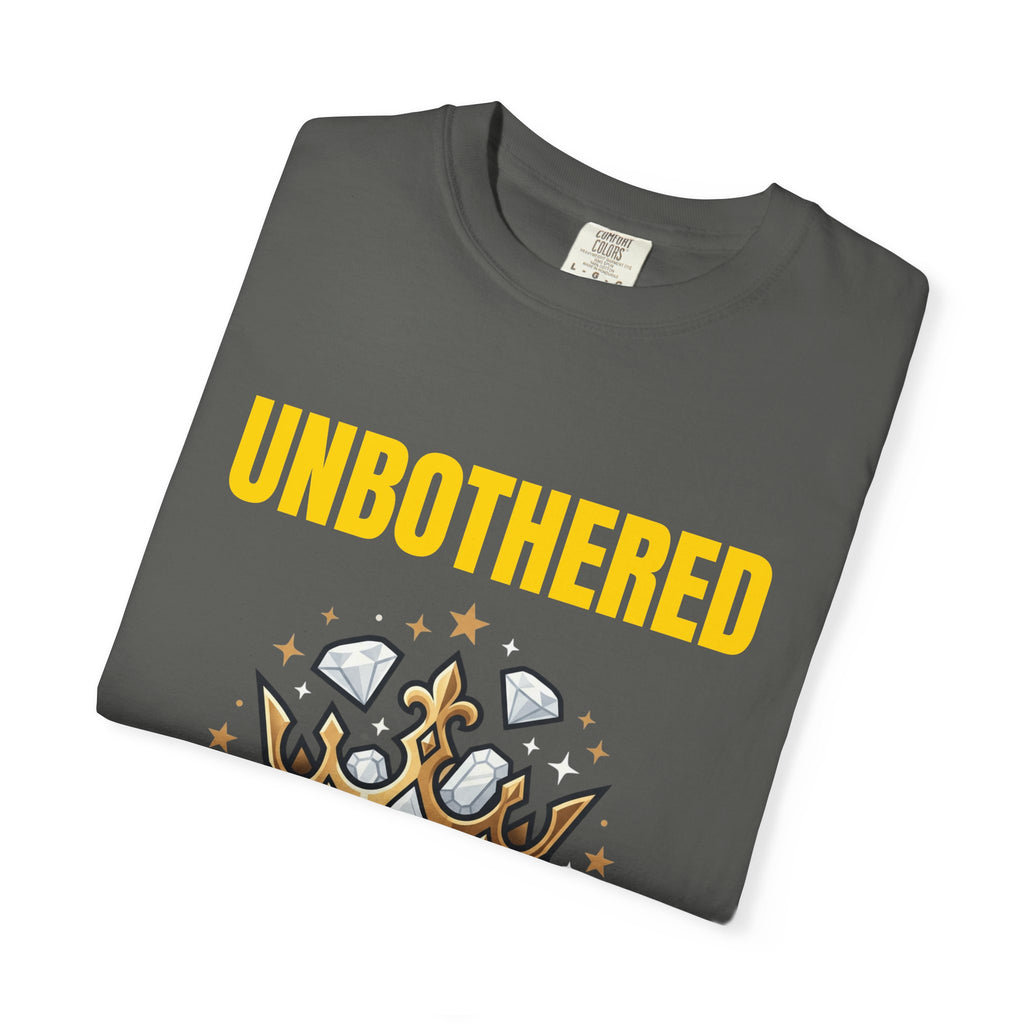 Unbothered Winning T-Shirt — Crown Graphic Motivational Tee