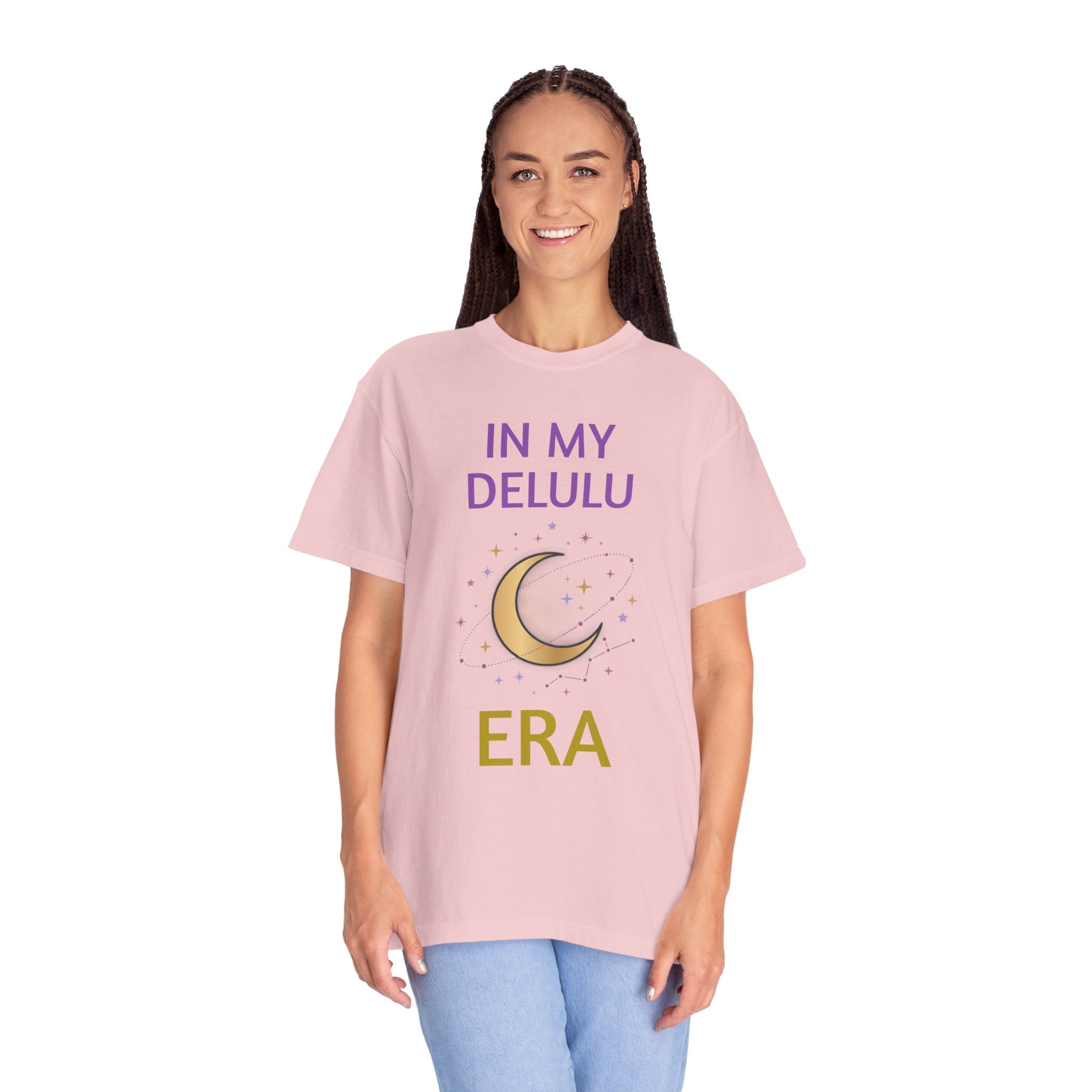 In My Delulu Era T-Shirt — Moon & Stars Graphic Tee