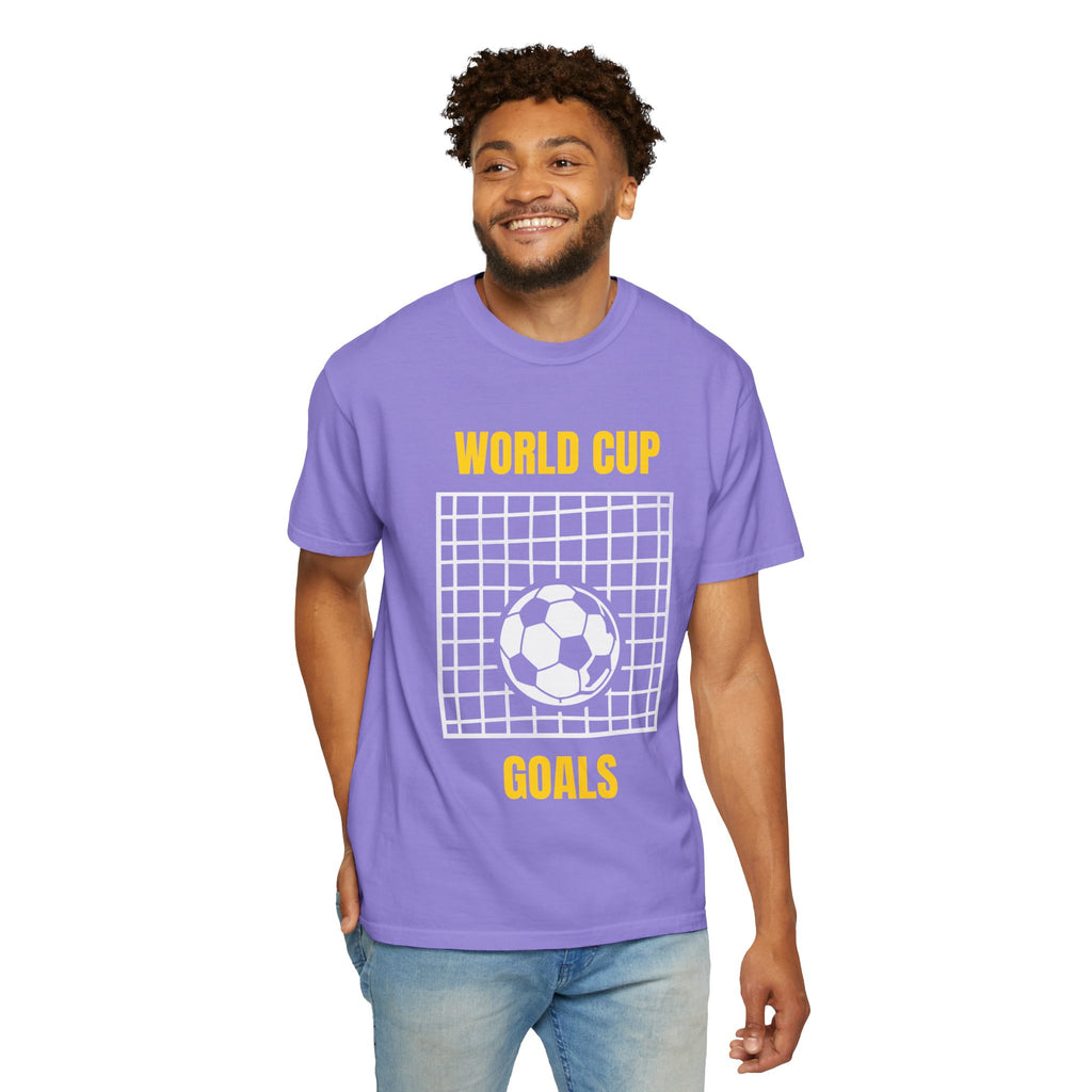 World Cup Goals T-Shirt – Soccer Goal Net & Ball Tee
