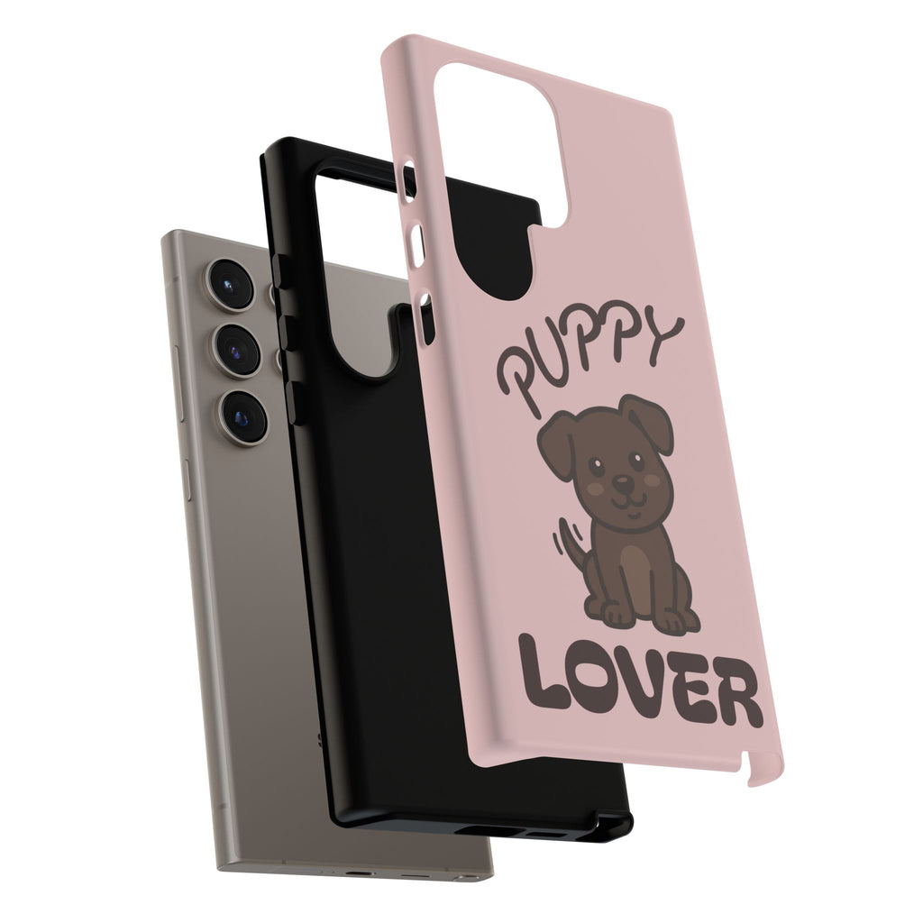 Puppy Lover Phone Case — Cute Brown Puppy Tough Phone Cover
