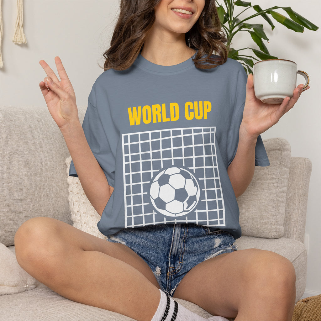 World Cup Goals T-Shirt – Soccer Goal Net & Ball Tee