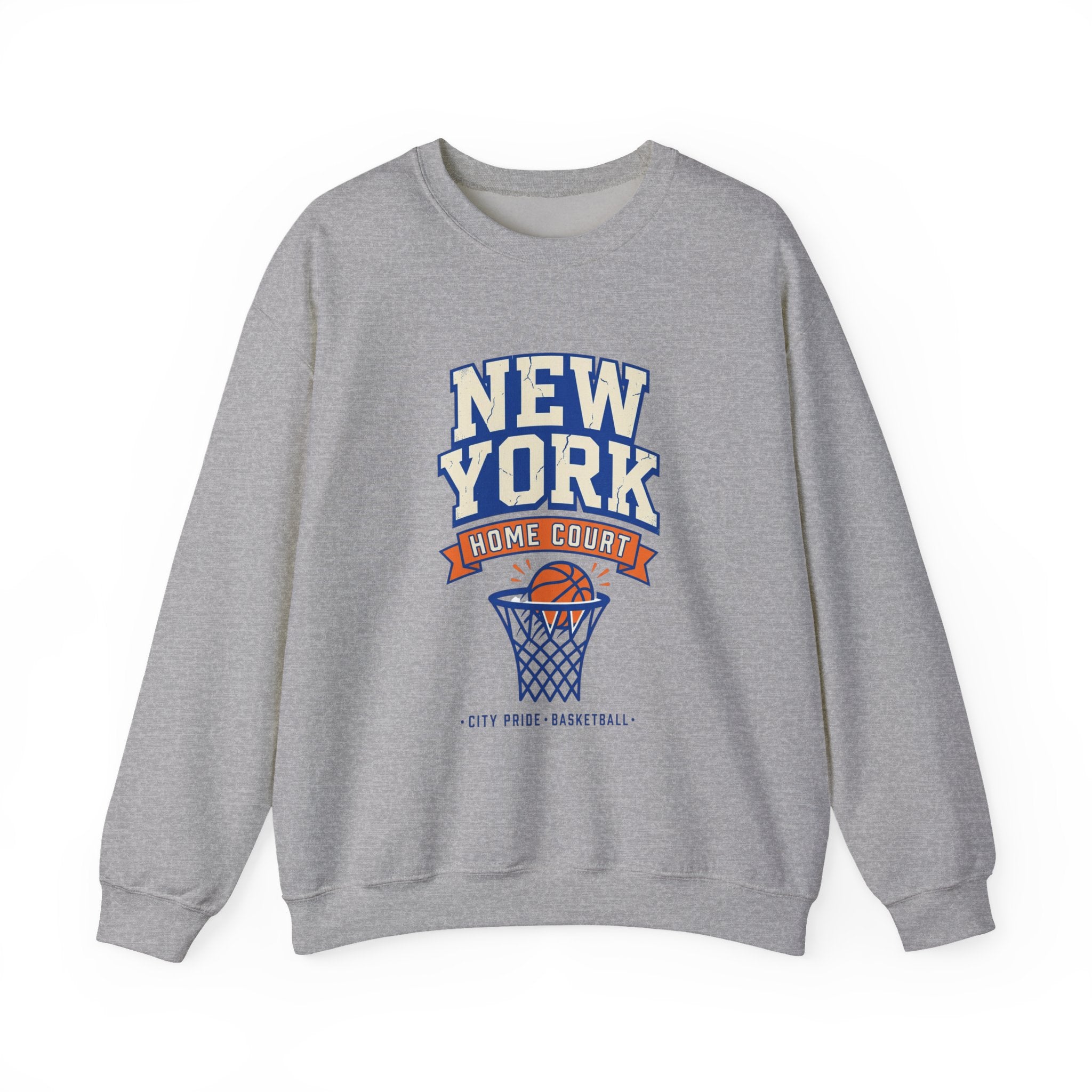 New York Home Court Sweatshirt | Vintage Basketball Pride