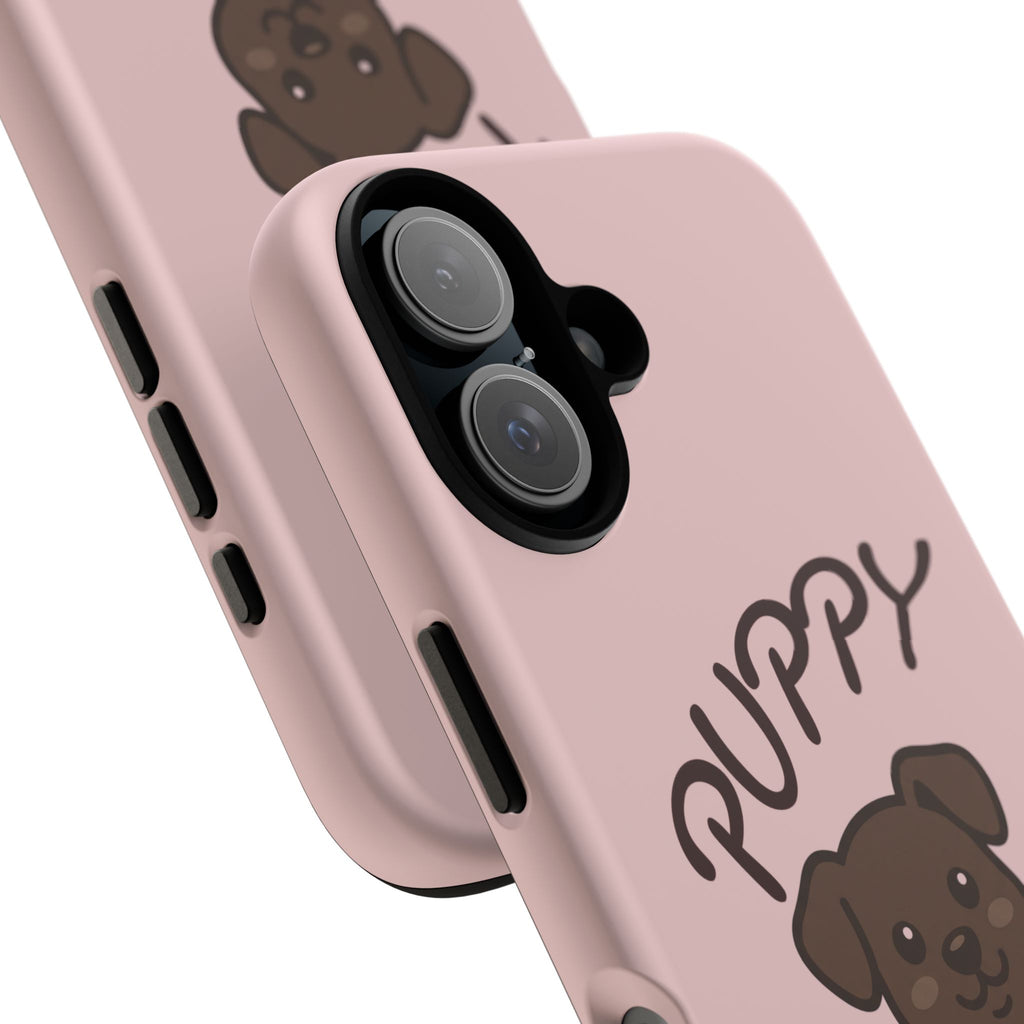 Puppy Lover Phone Case — Cute Brown Puppy Tough Phone Cover