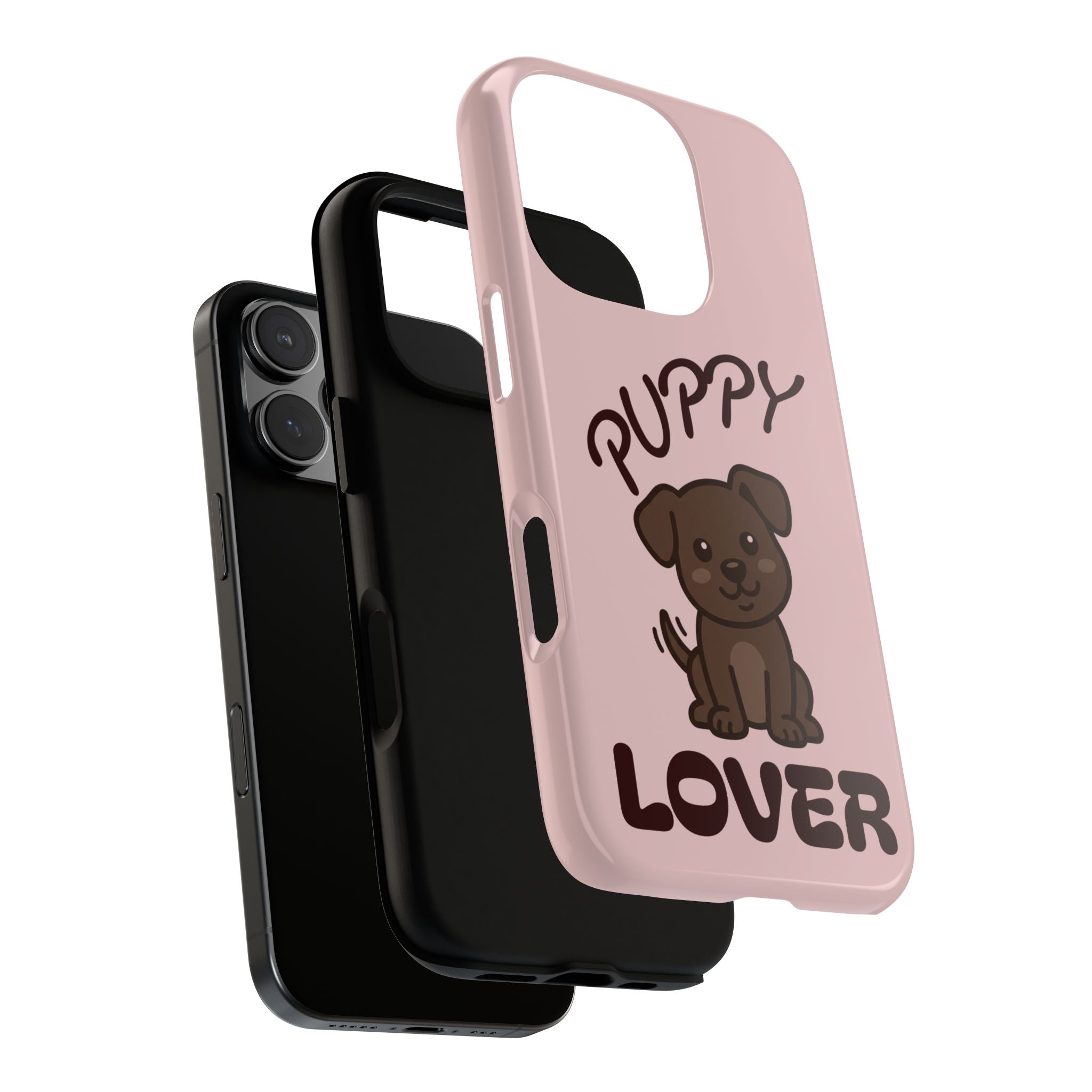 Puppy Lover Phone Case — Cute Brown Puppy Tough Phone Cover