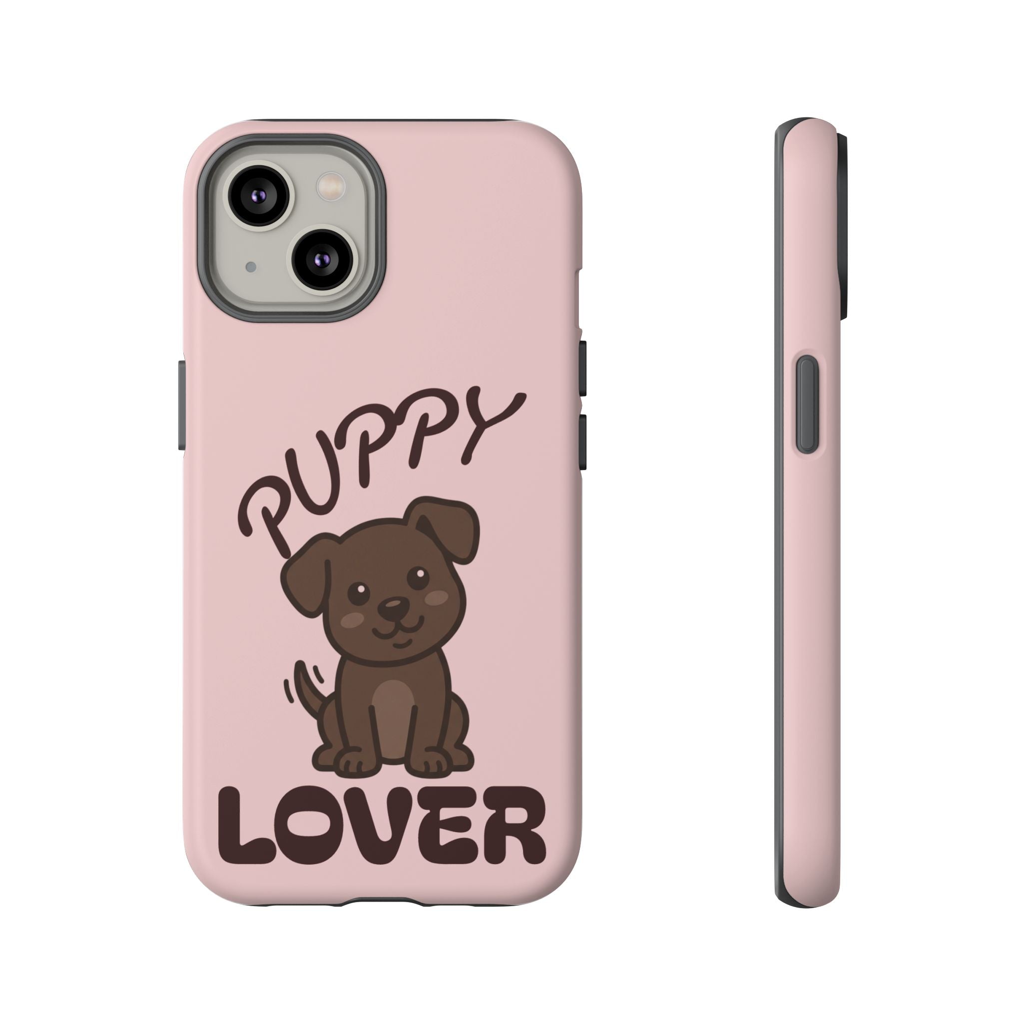 Puppy Lover Phone Case — Cute Brown Puppy Tough Phone Cover