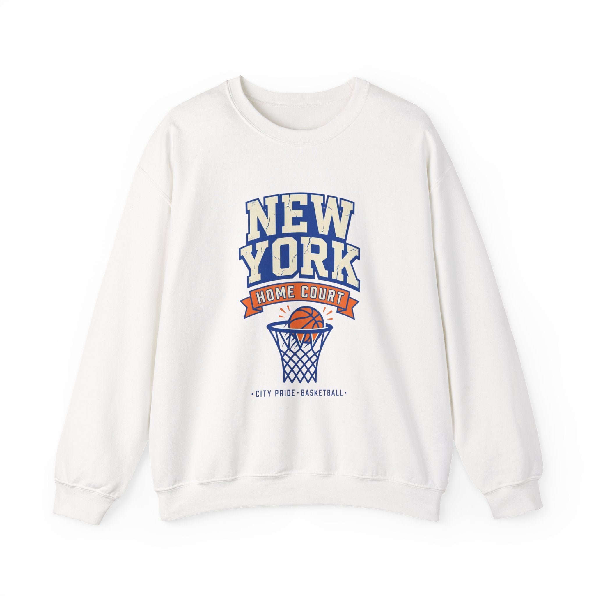 New York Home Court Sweatshirt | Vintage Basketball Pride