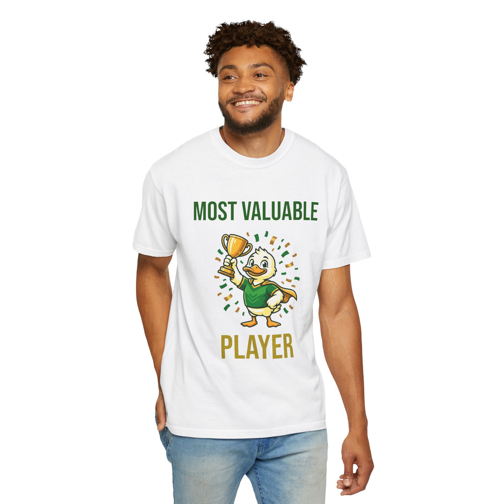 MVP Duck T‑Shirt — "Most Valuable Player" Cute Trophy Cartoon Tee