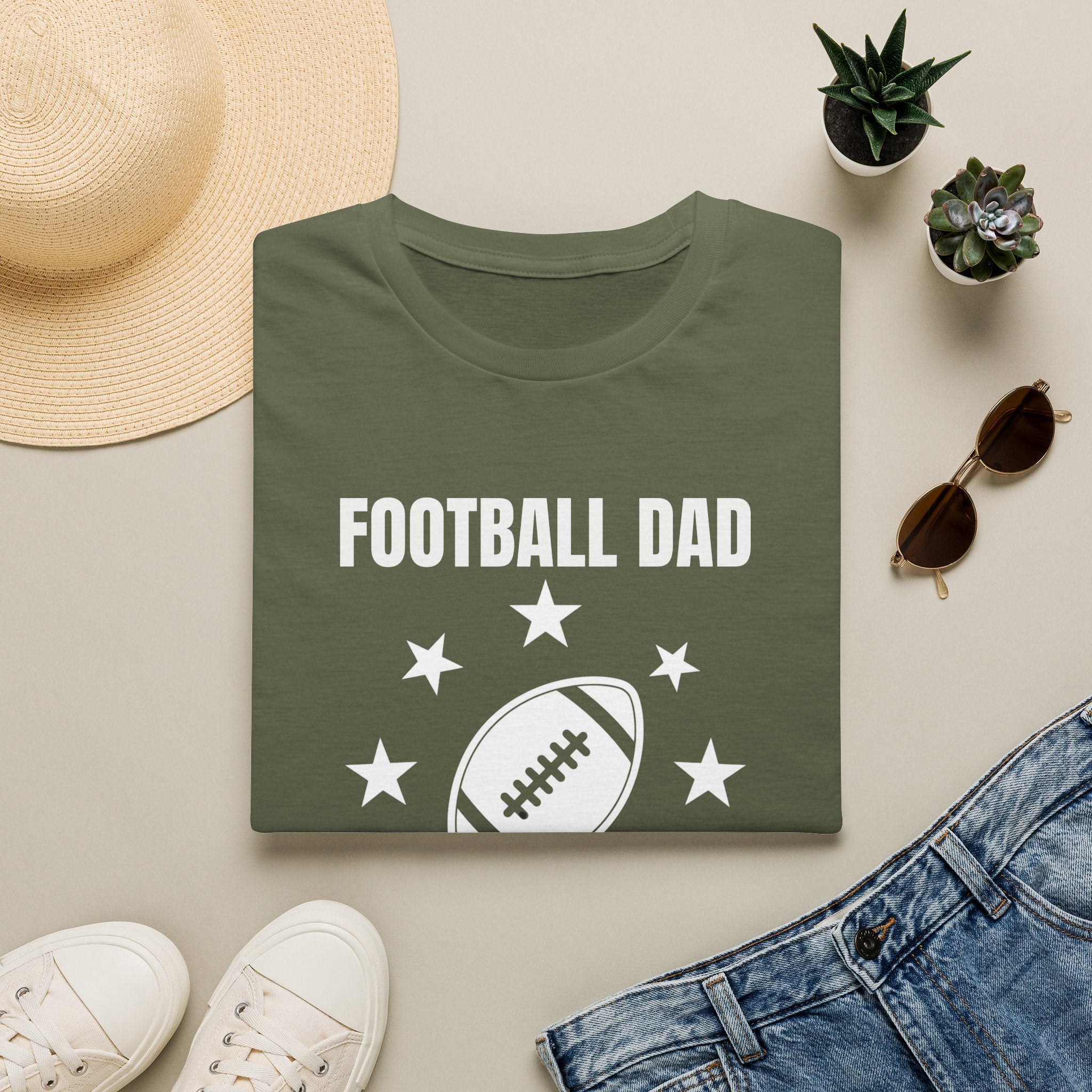 Football Dad T-Shirt — Funny Father's Day Football Fan Gift Tee