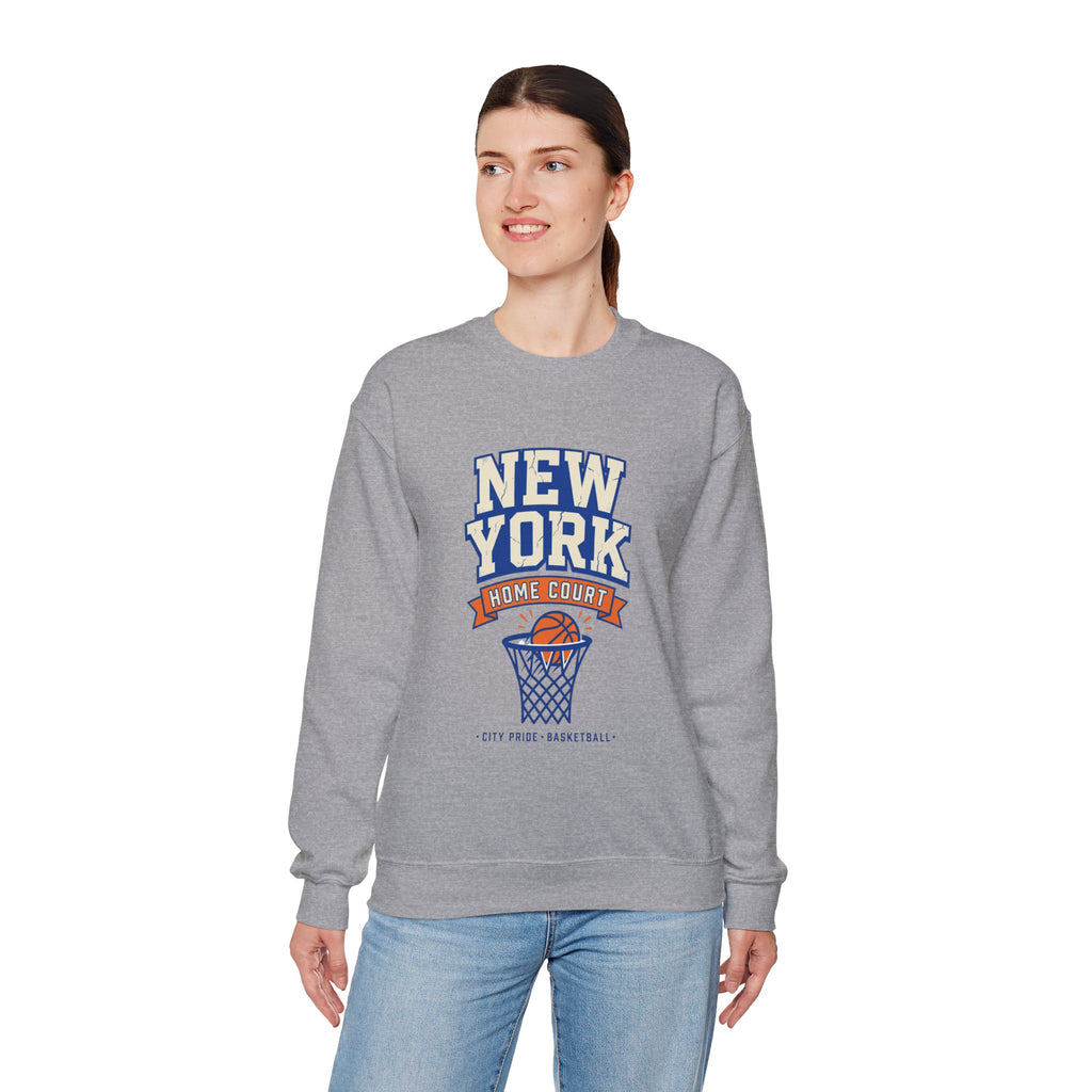 New York Home Court Sweatshirt | Vintage Basketball Pride