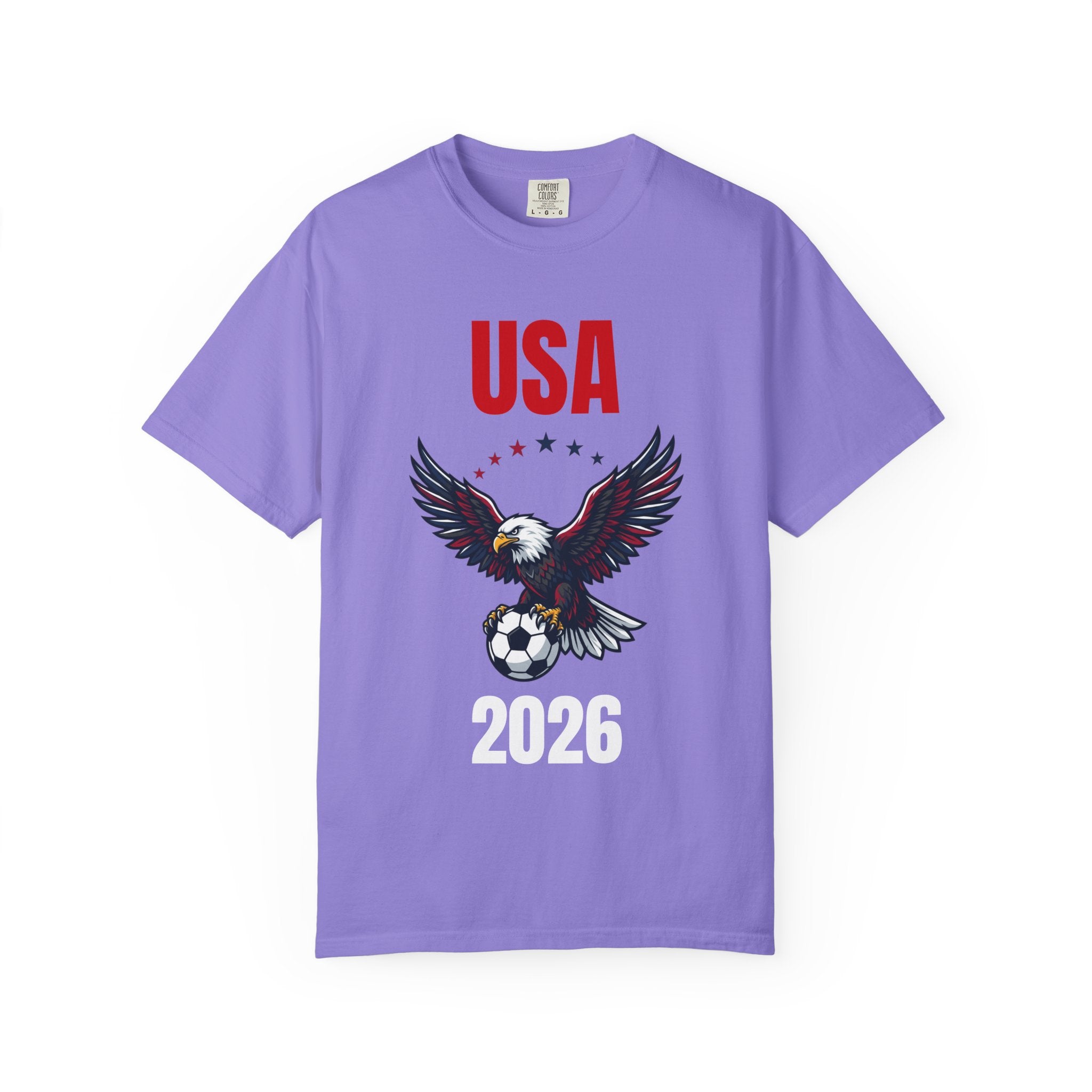 USA 2026 Eagle Soccer T-Shirt — Patriotic Men’s Women’s Team Fan Tee
