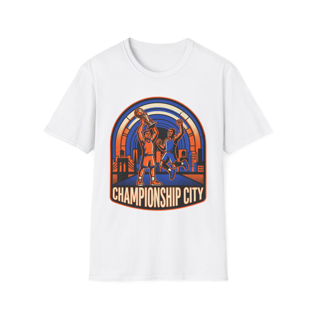 Championship City Basketball T-Shirt — Retro Winners Hoop Tee
