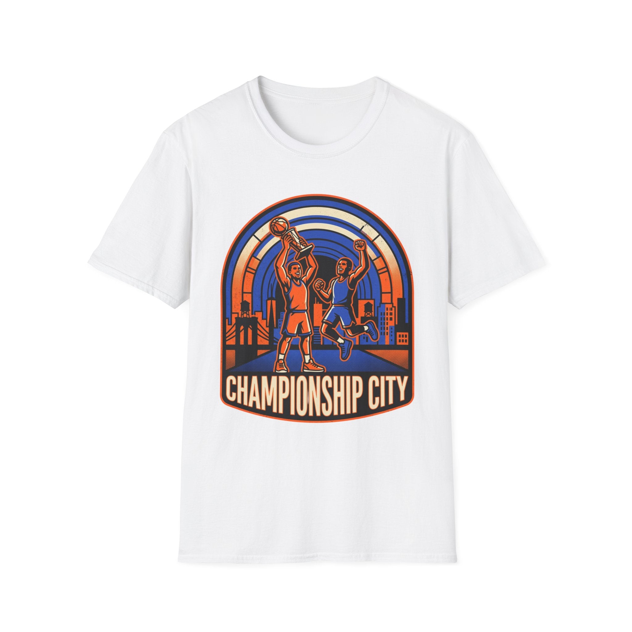 Championship City Basketball T-Shirt — Retro Winners Hoop Tee