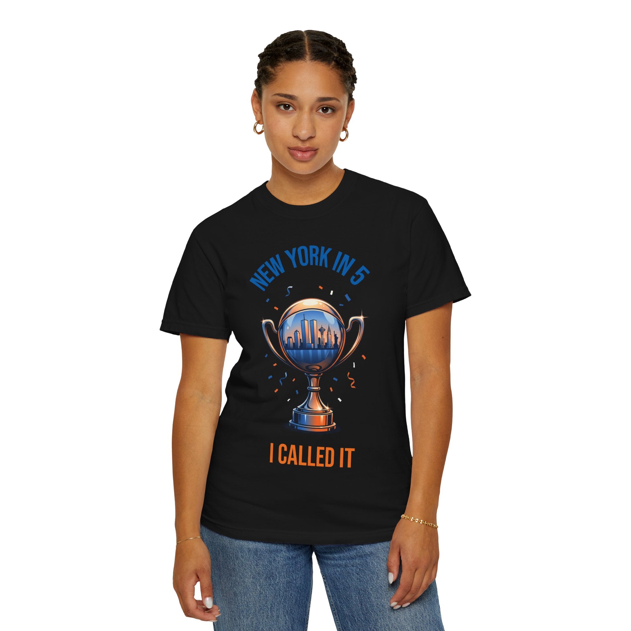 T‑Shirt — “New York in 5, I Called It” Trophy Graphic