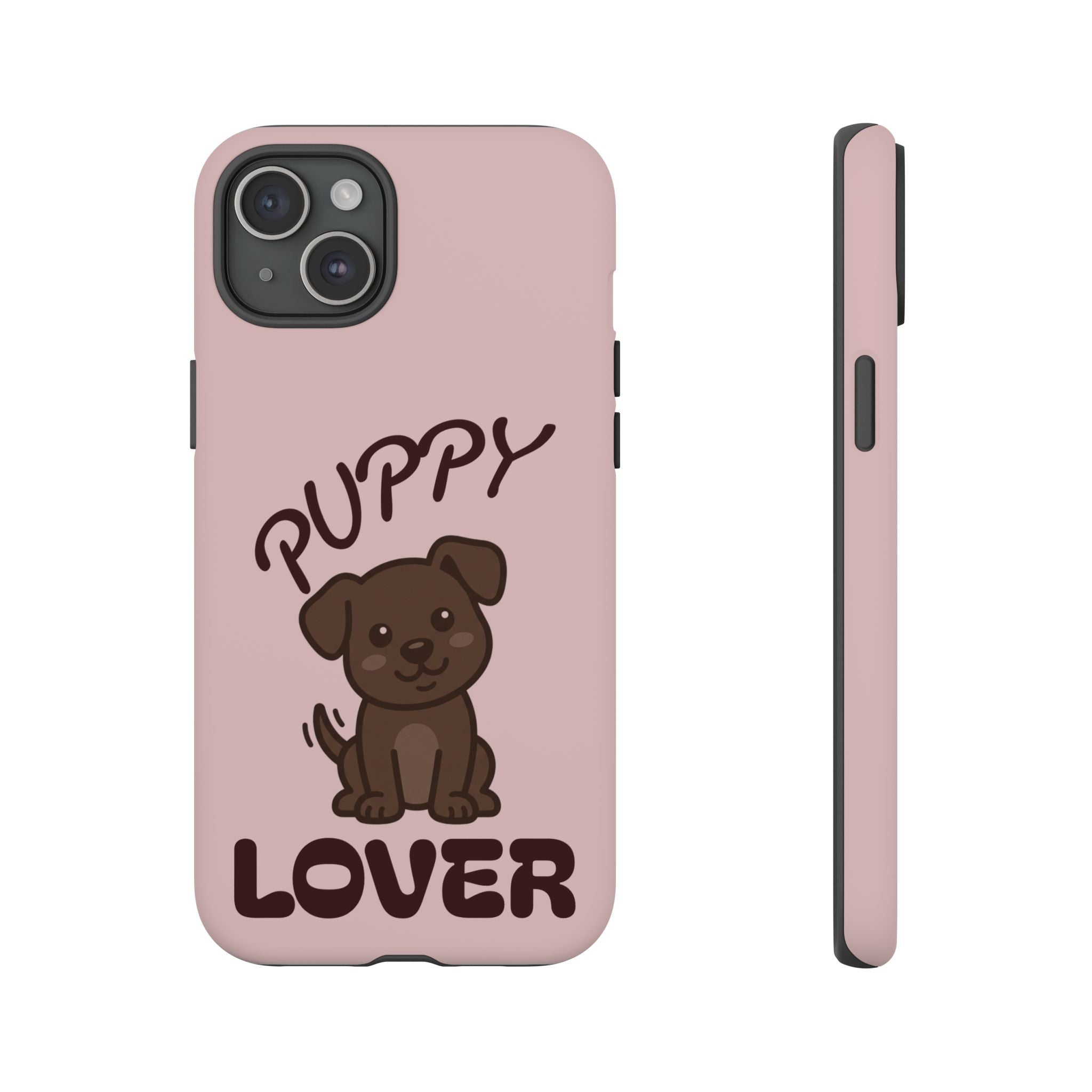 Puppy Lover Phone Case — Cute Brown Puppy Tough Phone Cover