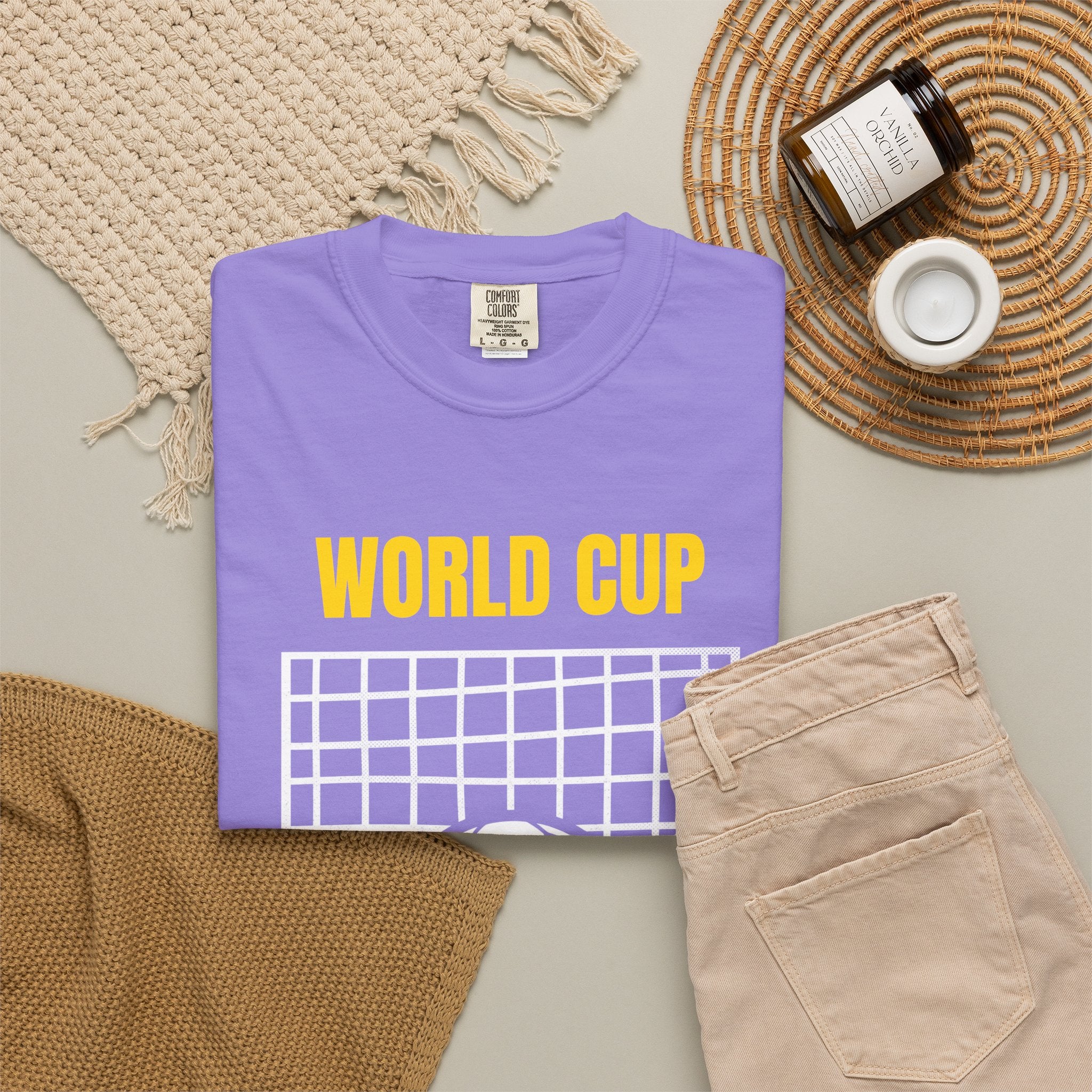 World Cup Goals T-Shirt – Soccer Goal Net & Ball Tee
