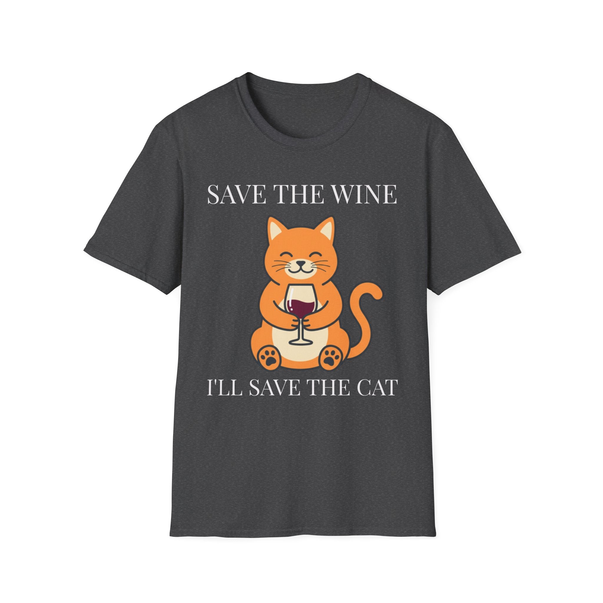Cat Mom Wine Shirt — Funny Cat Lady Tee, Gift for Her