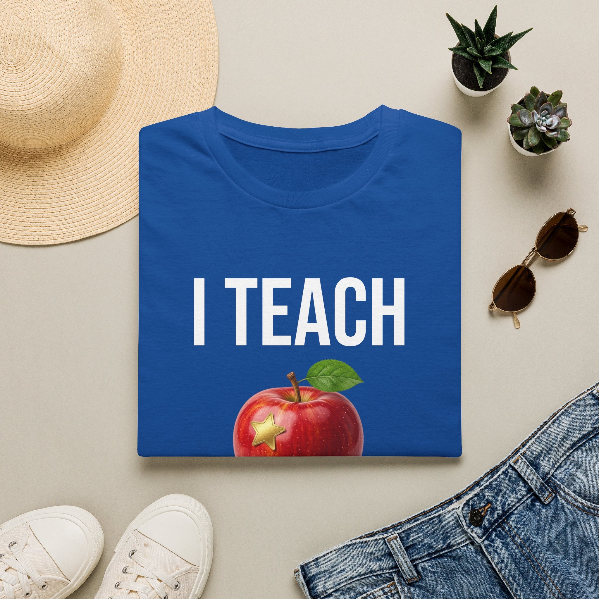 I Teach What's Your Superpower T-Shirt — Funny Teacher Gift Back To School Tee
