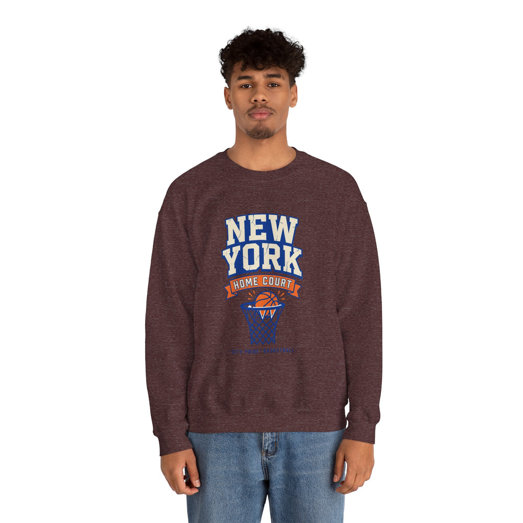 New York Home Court Sweatshirt | Vintage Basketball Pride