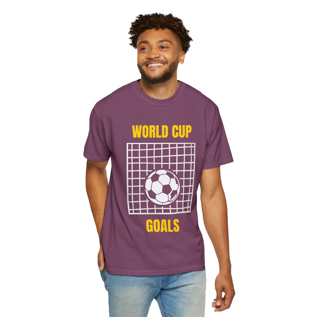 World Cup Goals T-Shirt – Soccer Goal Net & Ball Tee