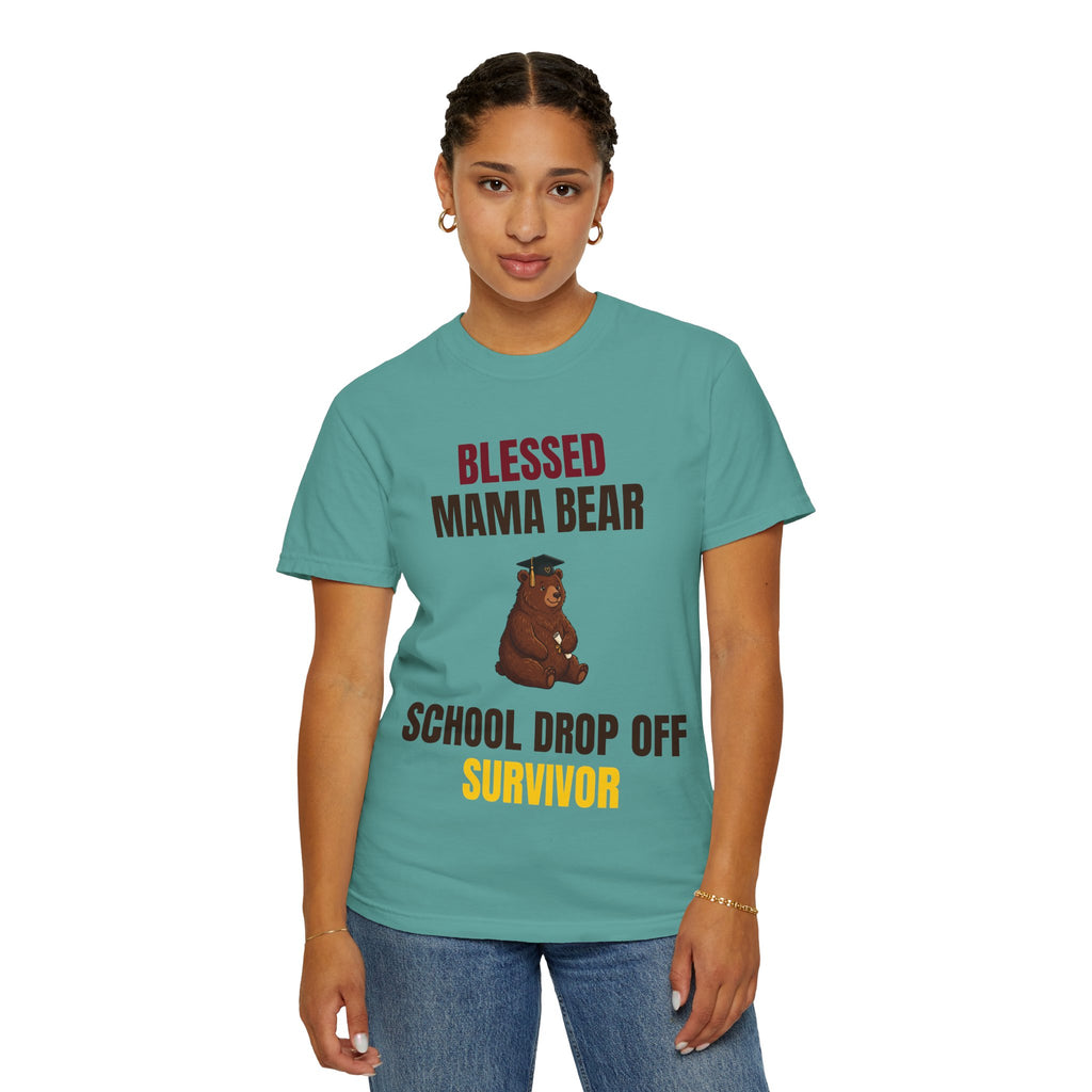 Mama Bear "School Drop Off Survivor" T-Shirt