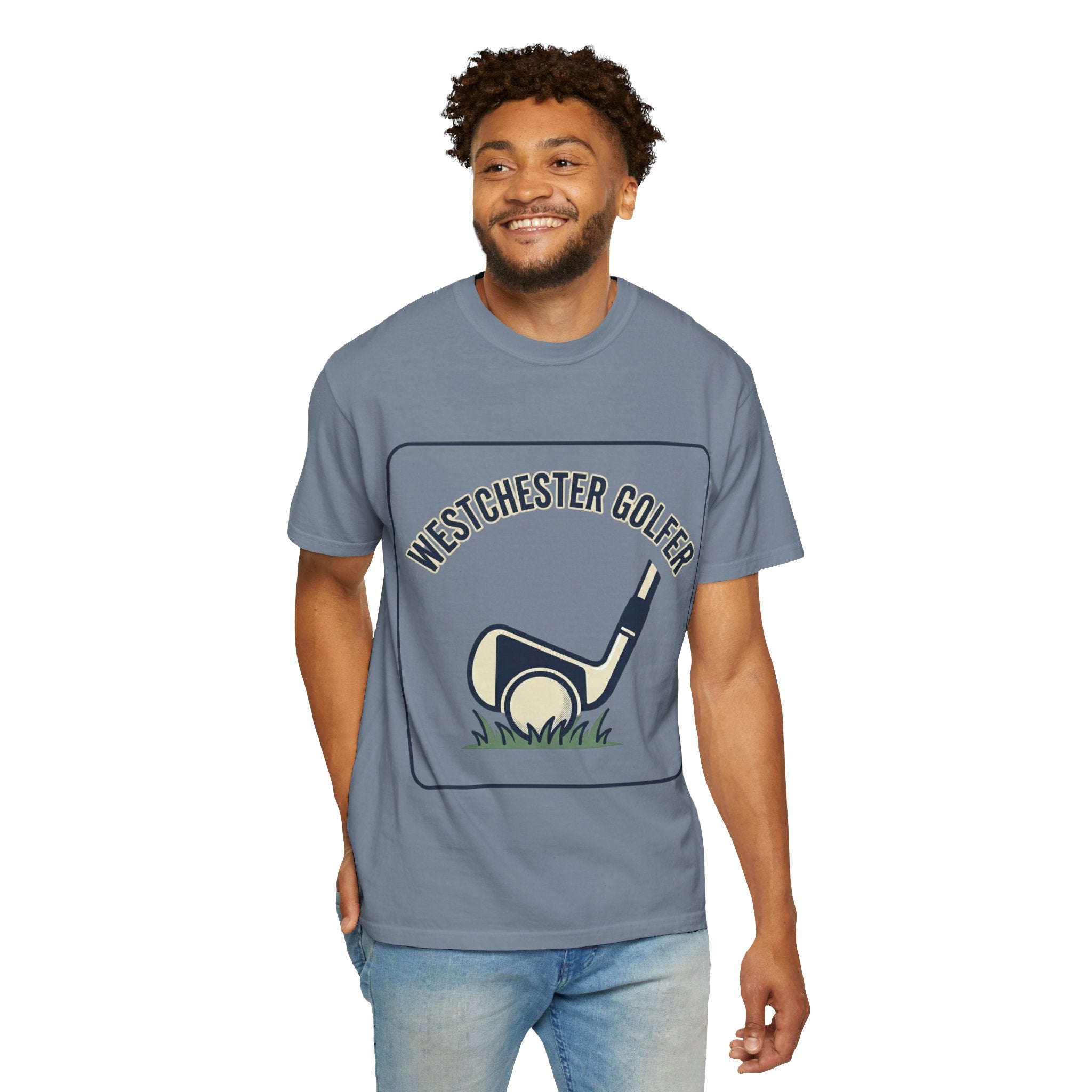 Westchester Golfer T-Shirt — Retro Golf Club & Tee Graphic