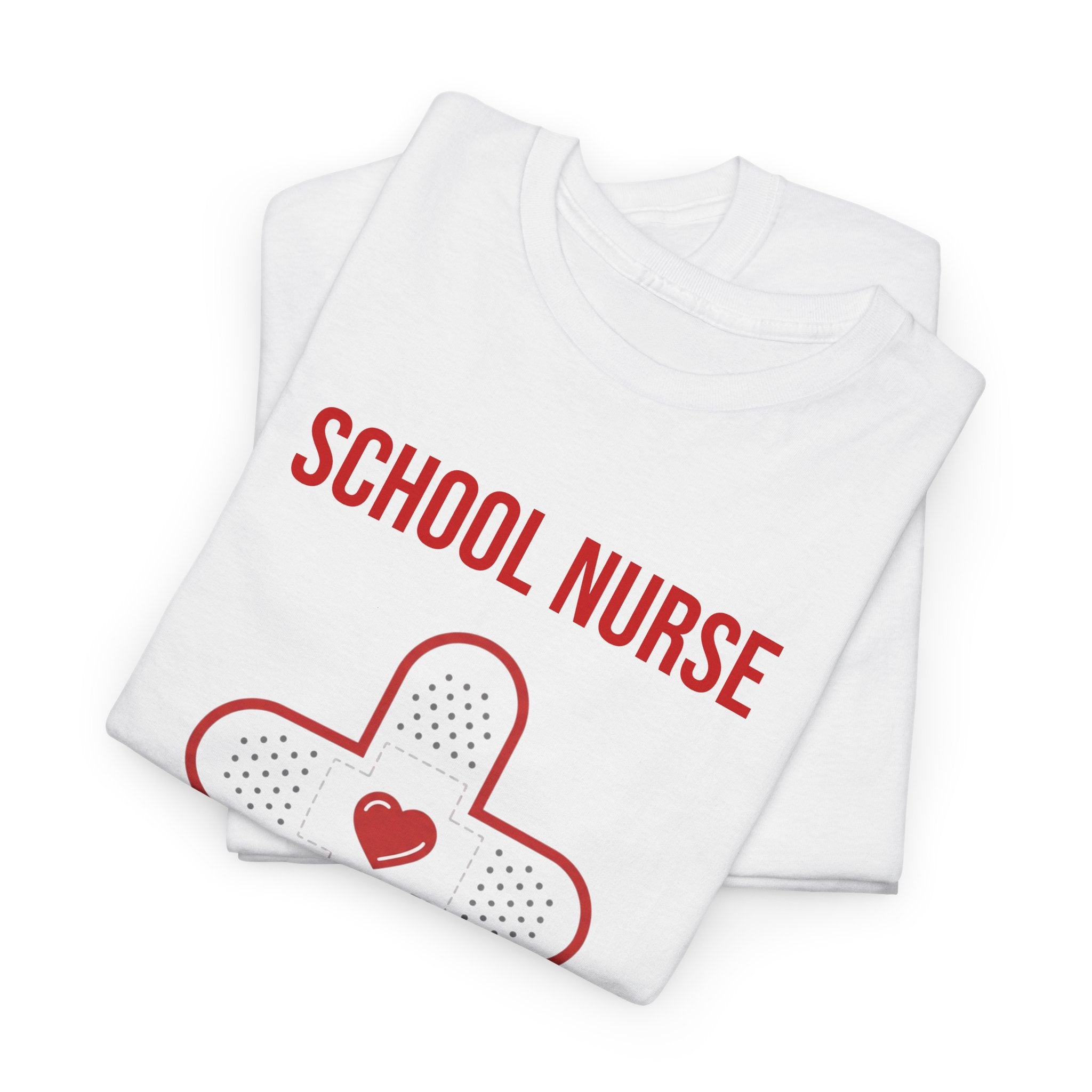 School Nurse T-Shirt – “Band Aid Queen of This School” Cotton Tee