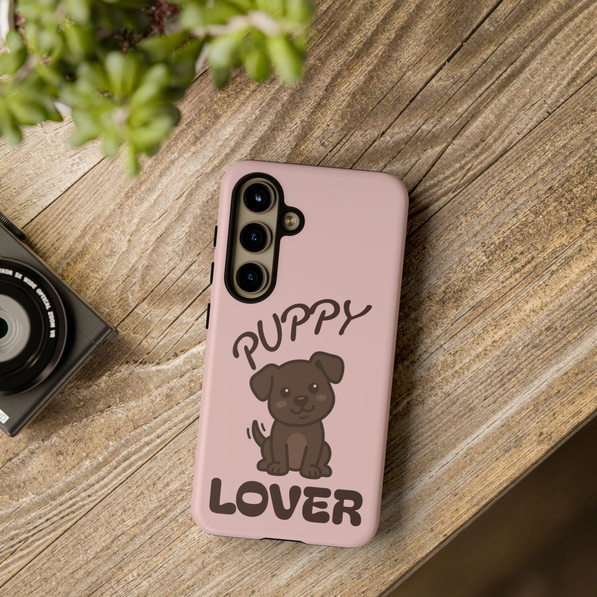 Puppy Lover Phone Case — Cute Brown Puppy Tough Phone Cover