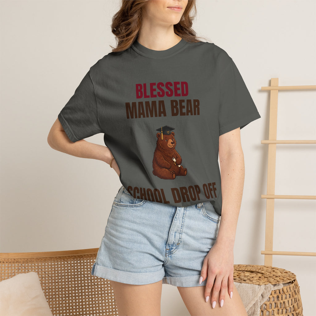 Mama Bear "School Drop Off Survivor" T-Shirt
